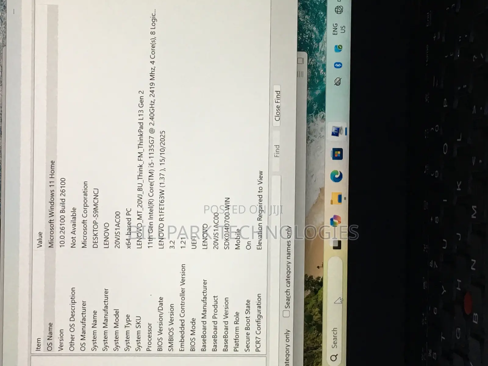 Laptop Lenovo 8GB Intel Core i5 SSD 256GB
