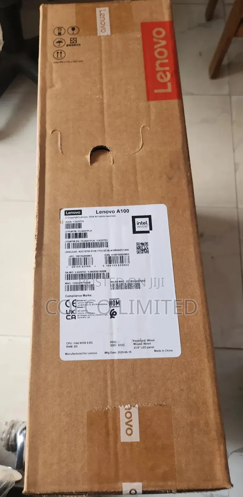 New Desktop Computer Lenovo 8GB Intel HDD 512GB