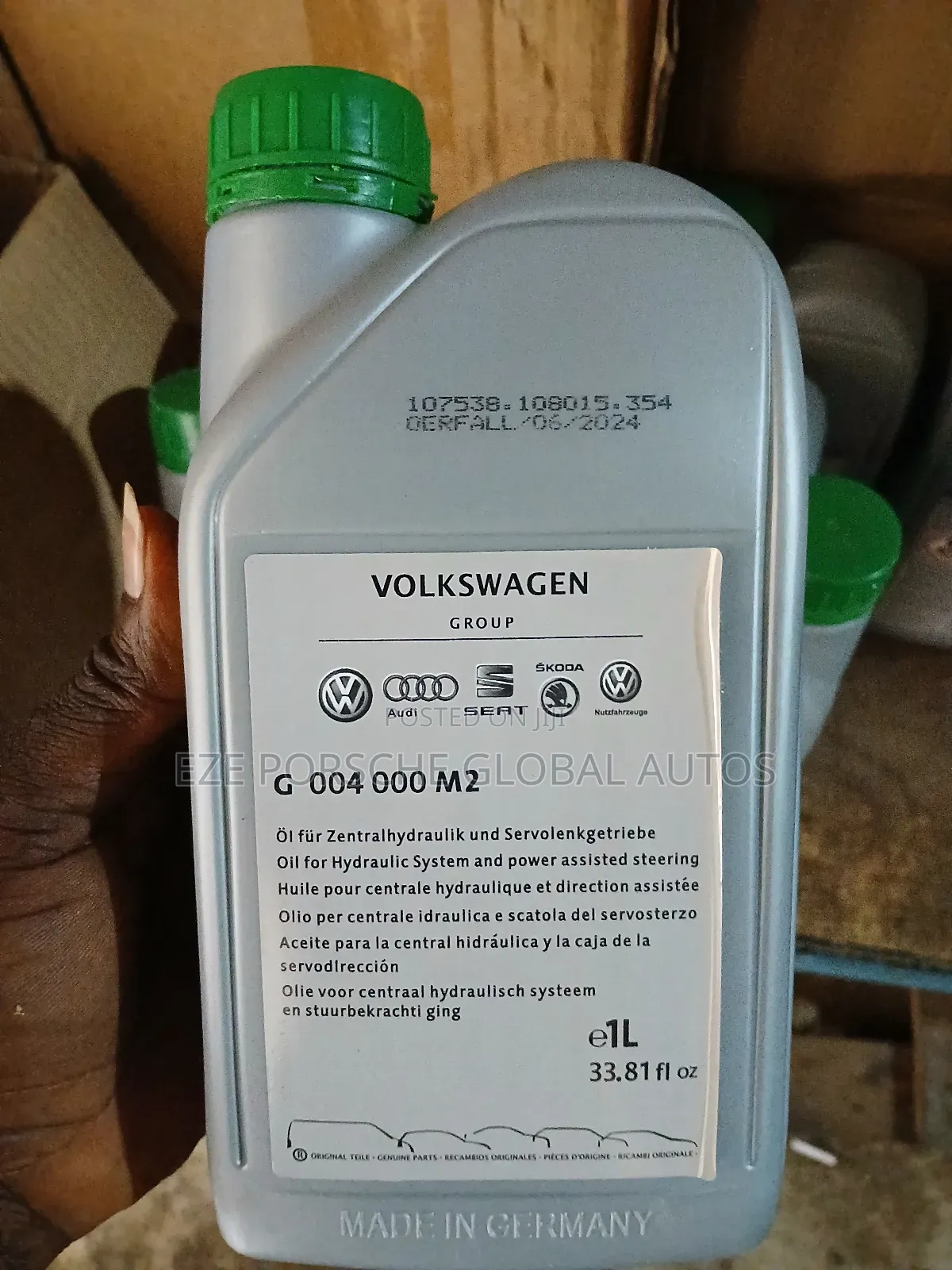 Auxiliary/Azu Oil for Porsche,Touareg and Audi