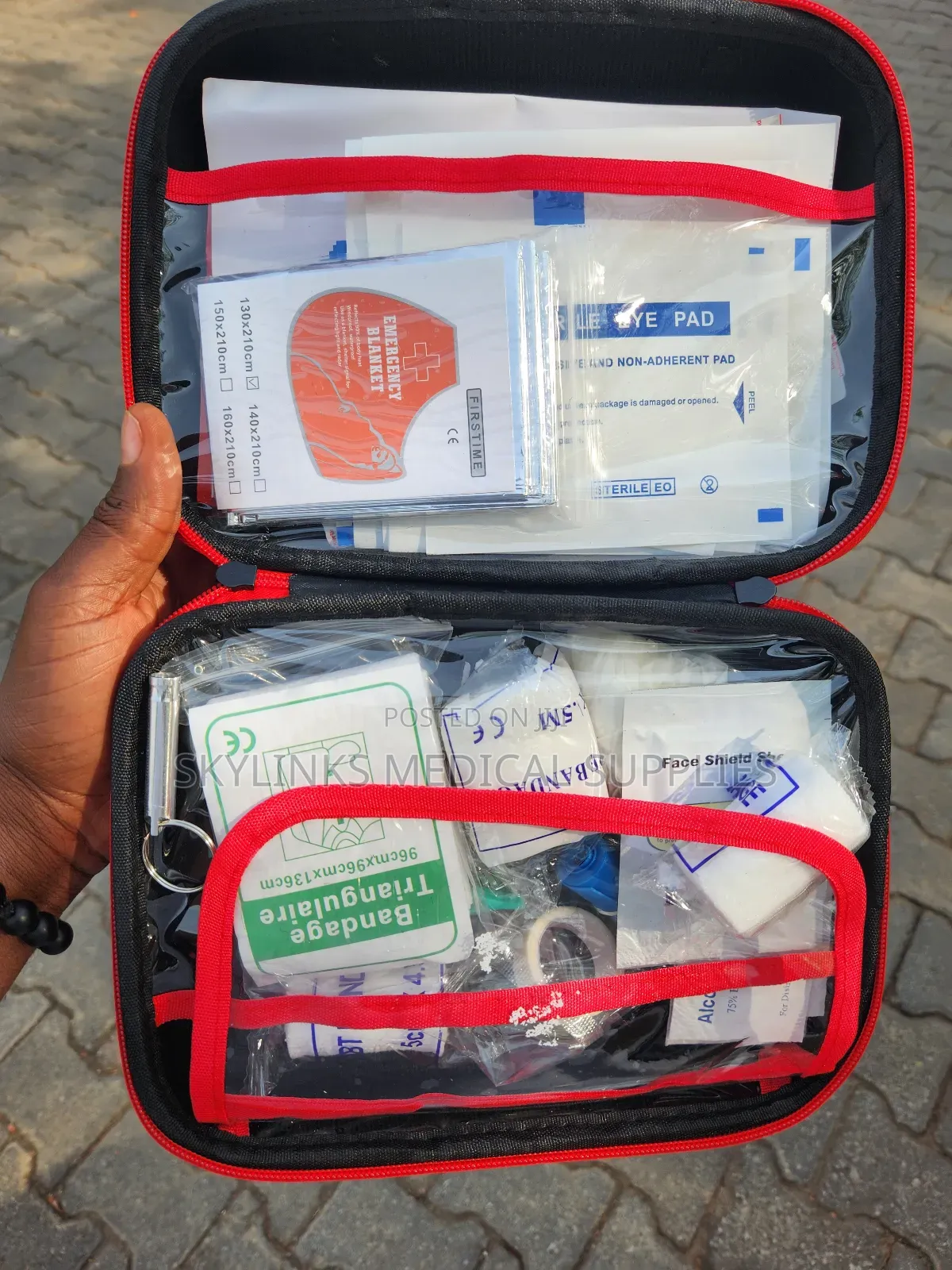 Portable First Aid Kit Bag