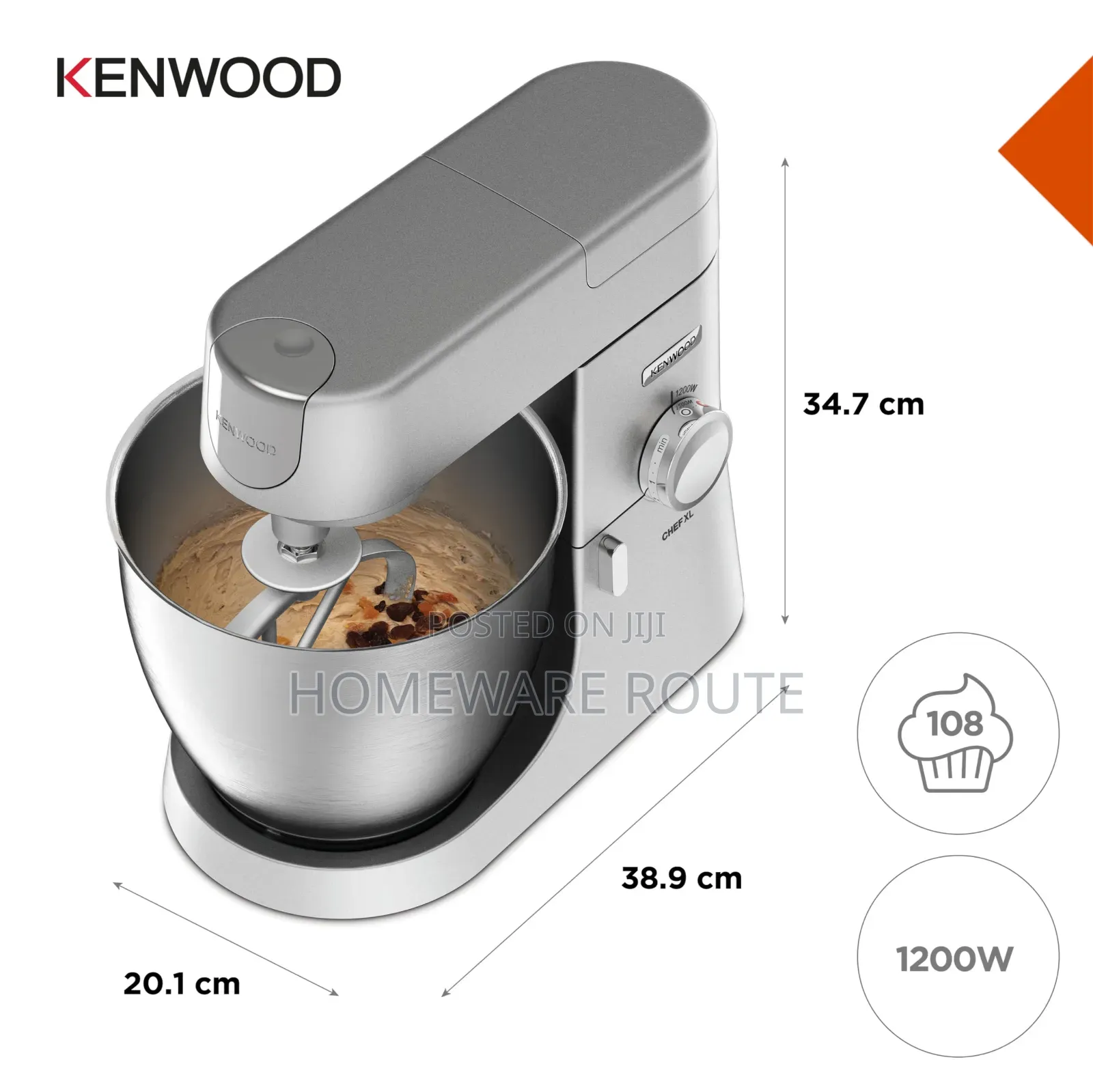 Kenwood Chef Xl 6.7ltrs Stand Mixer Kvl4100s