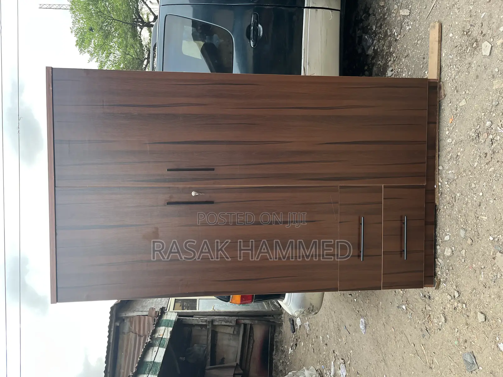 4ft by 7ft Wardrobe Brown