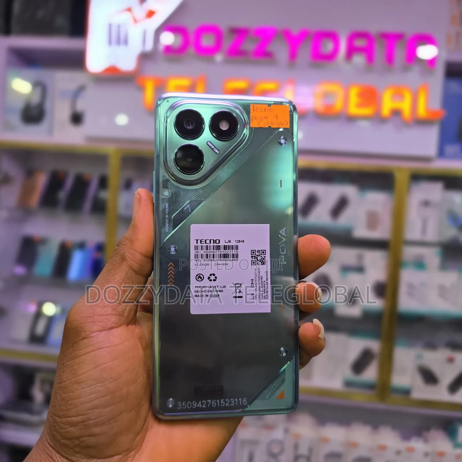 Tecno Pova 7 128 GB Green