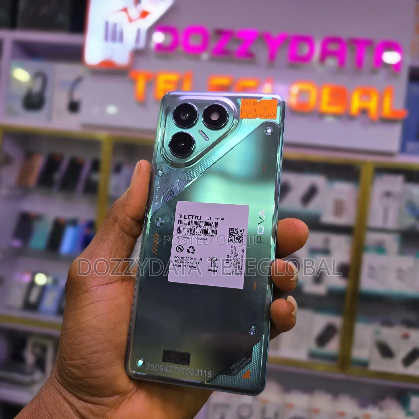 Tecno Pova 7 128 GB Green