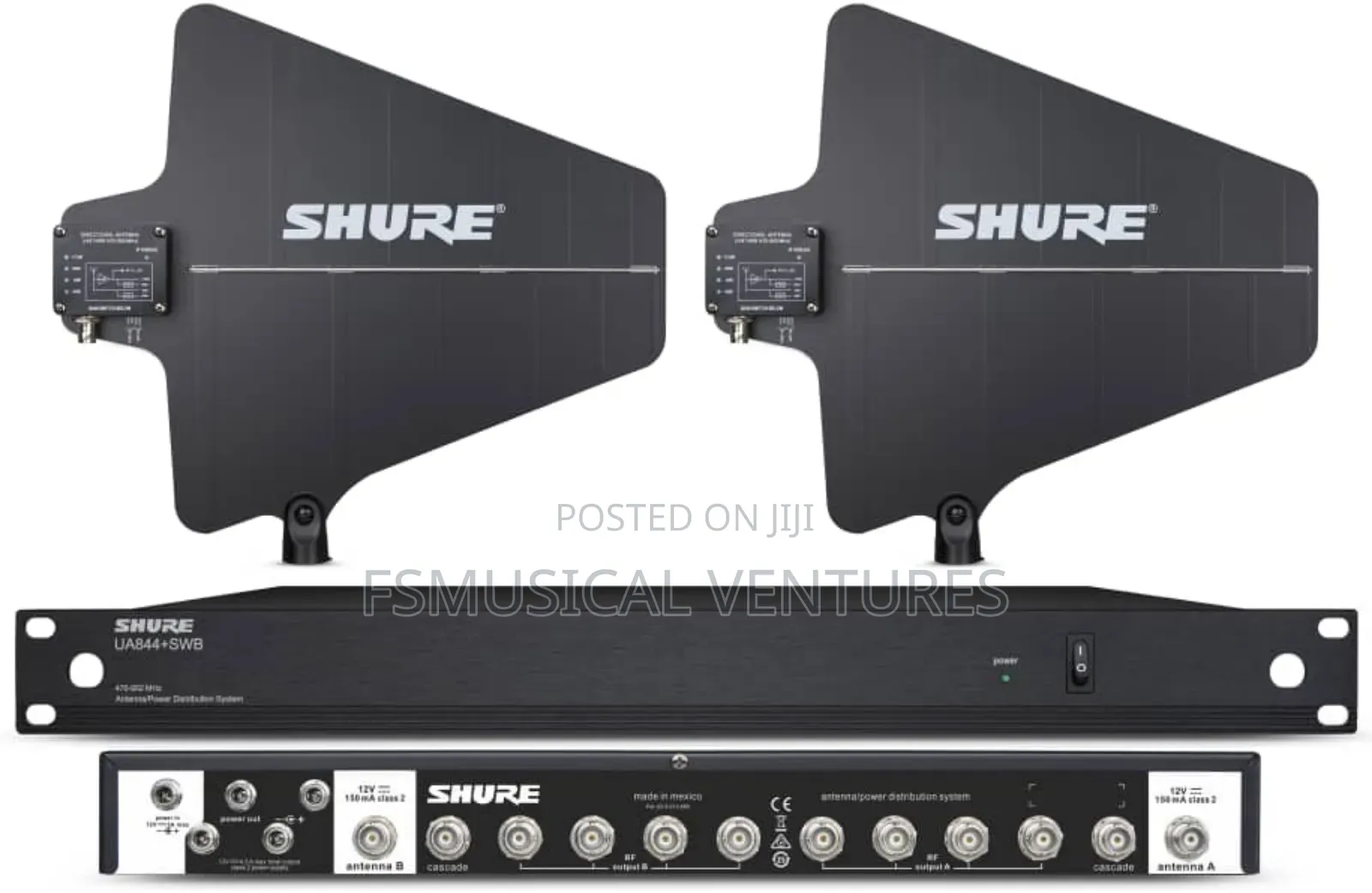 Shure Ua844+Swb Uhf Wideband Antenna Distribution System