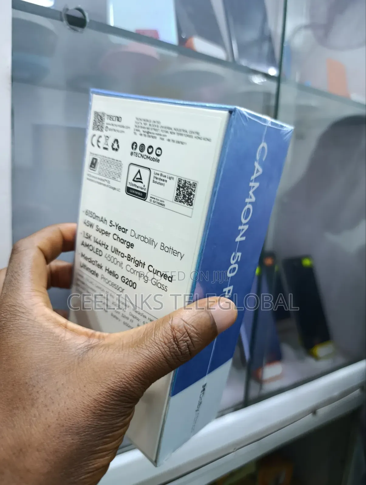 New Tecno Camon 50 Pro 256 GB Blue