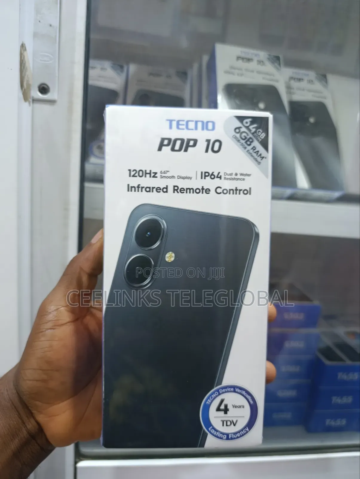 New Tecno Pop 10 64 GB Black