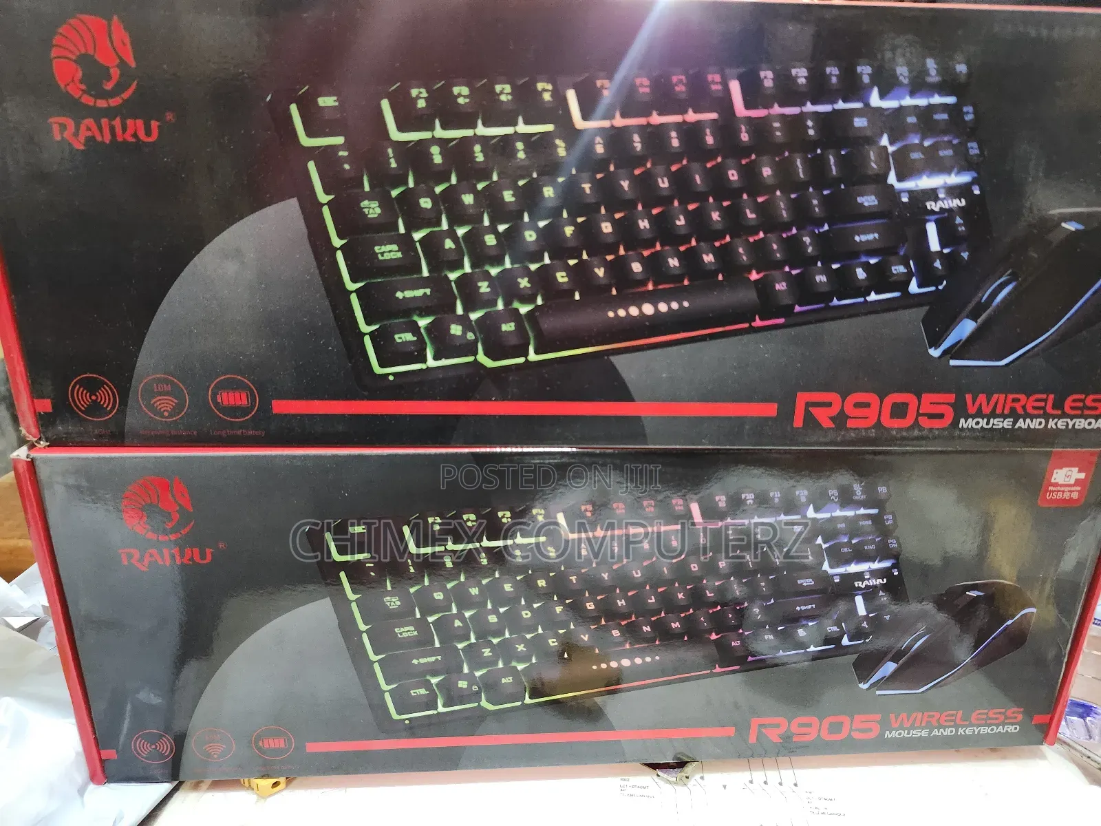 Raiku R905 Wireless Mouse and Keyboard