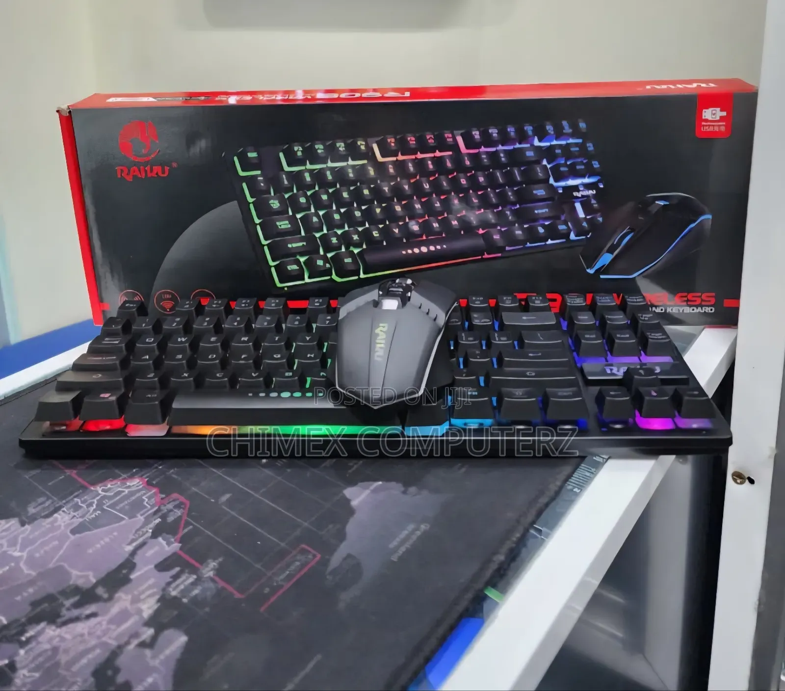Raiku R905 Wireless Mouse and Keyboard