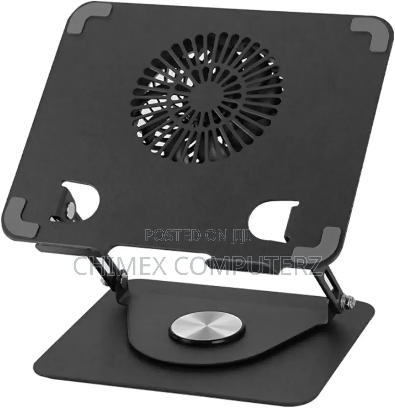 Rotational Aluminum Laptop Stand With Built-in Cooling Fan