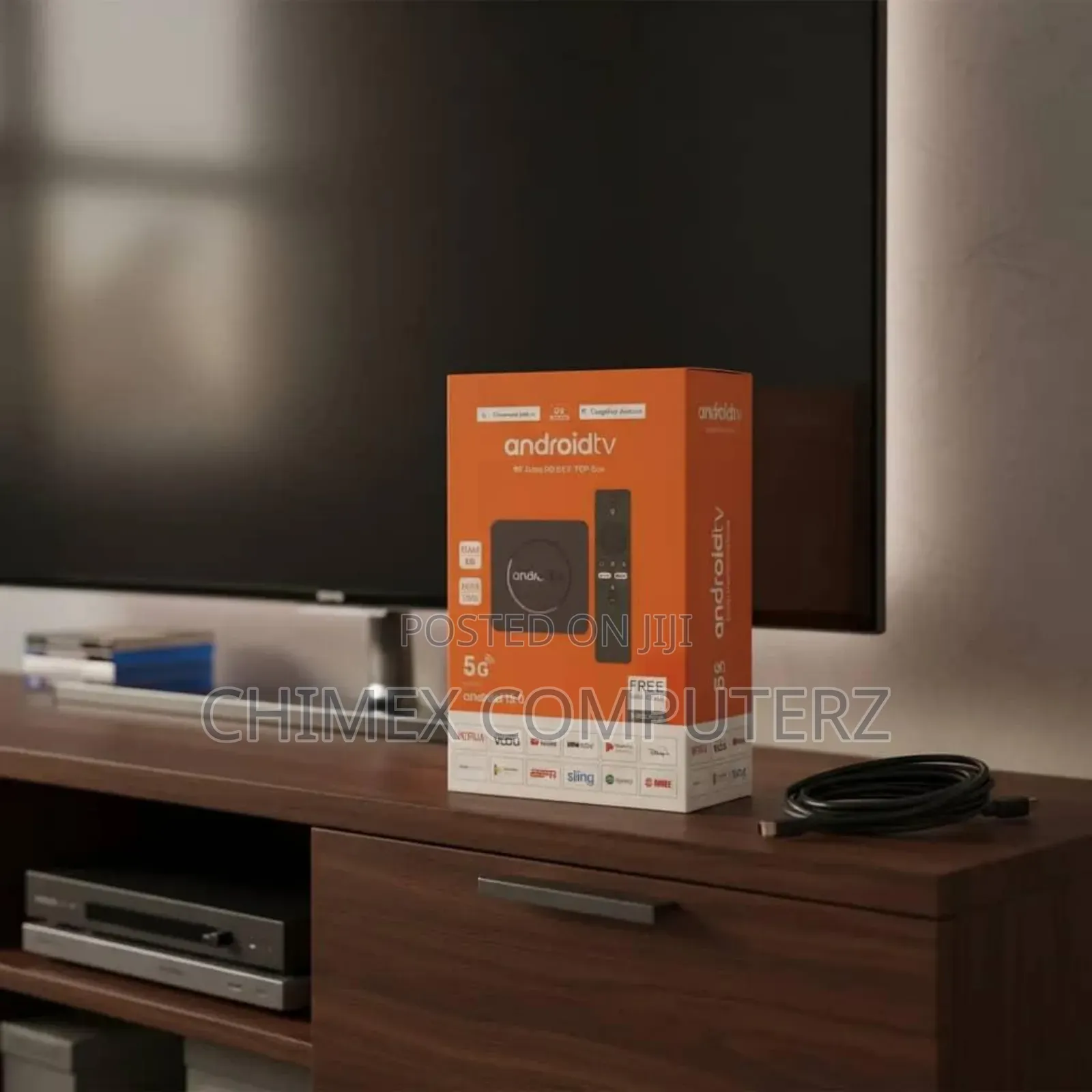 Android Tv Box Ultra Smart (Android 15.0) With a Bluetooth Remote