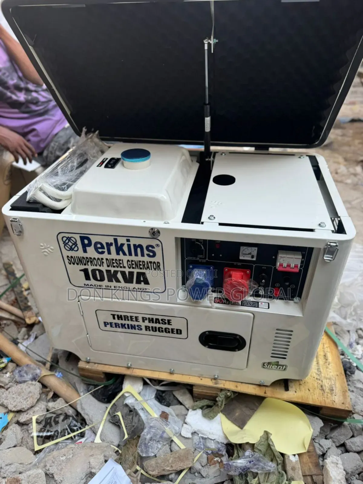 Three Perkins 10kva Silent Diesel Generator – Heavy Duty Build