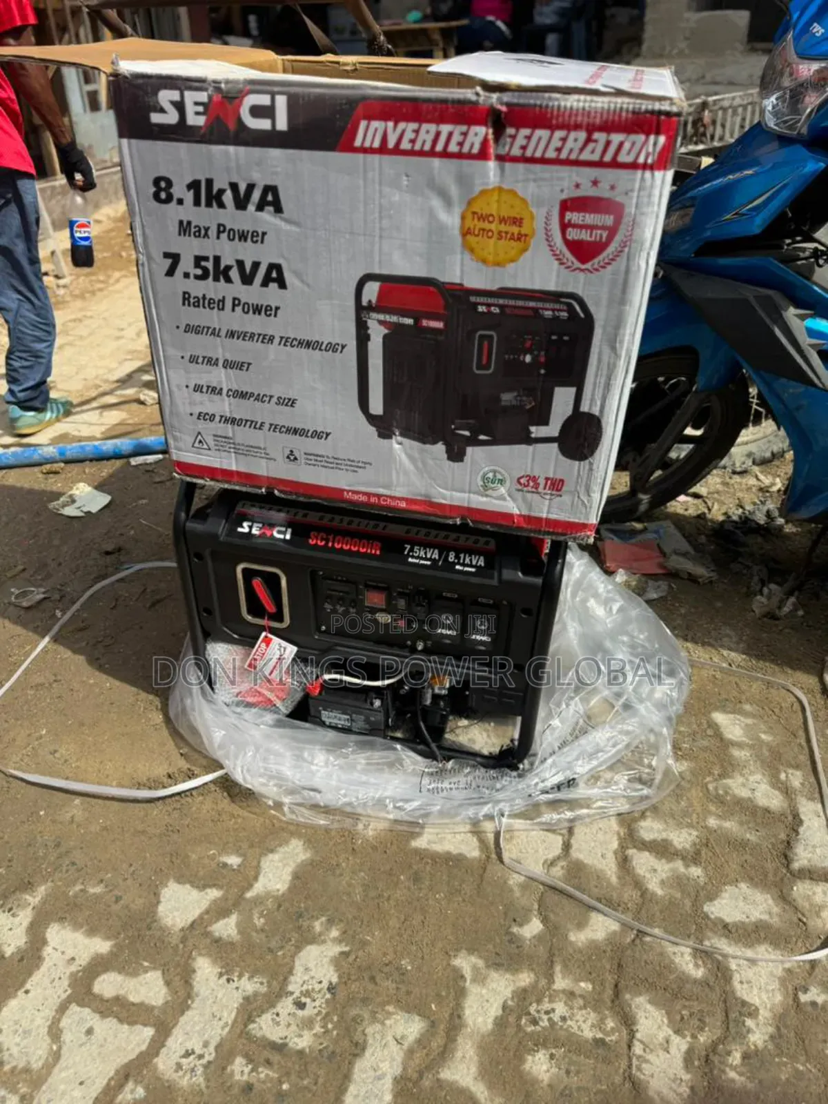 Senci 8.1kva Open Body – Quiet Engine Technology