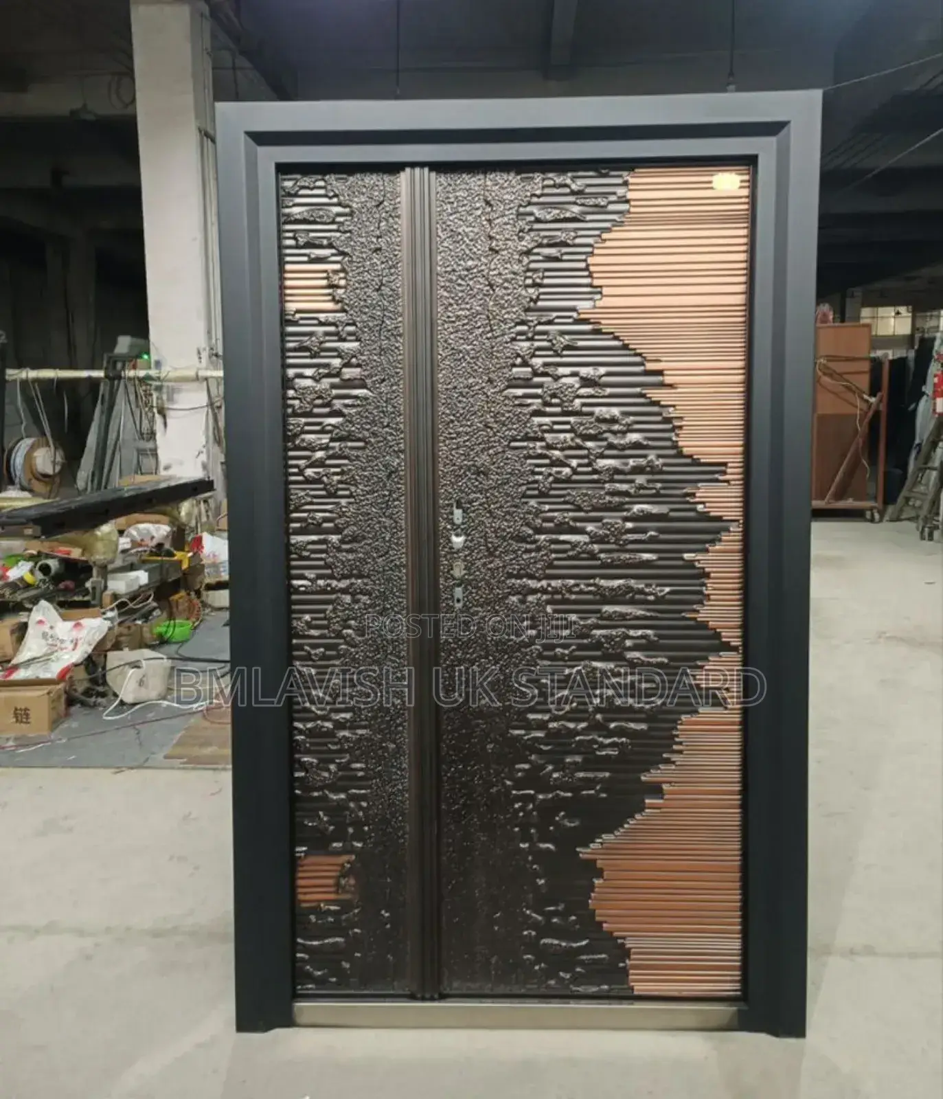 German Standard, Copper Cast Security Door 4ft by 7ft