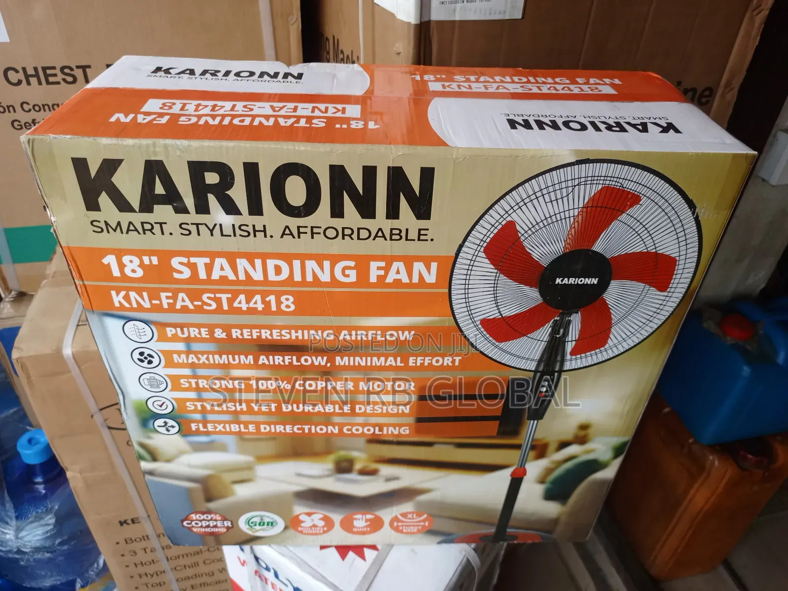 Karionn 18” Standing Fan | Kn-Fa-St4418