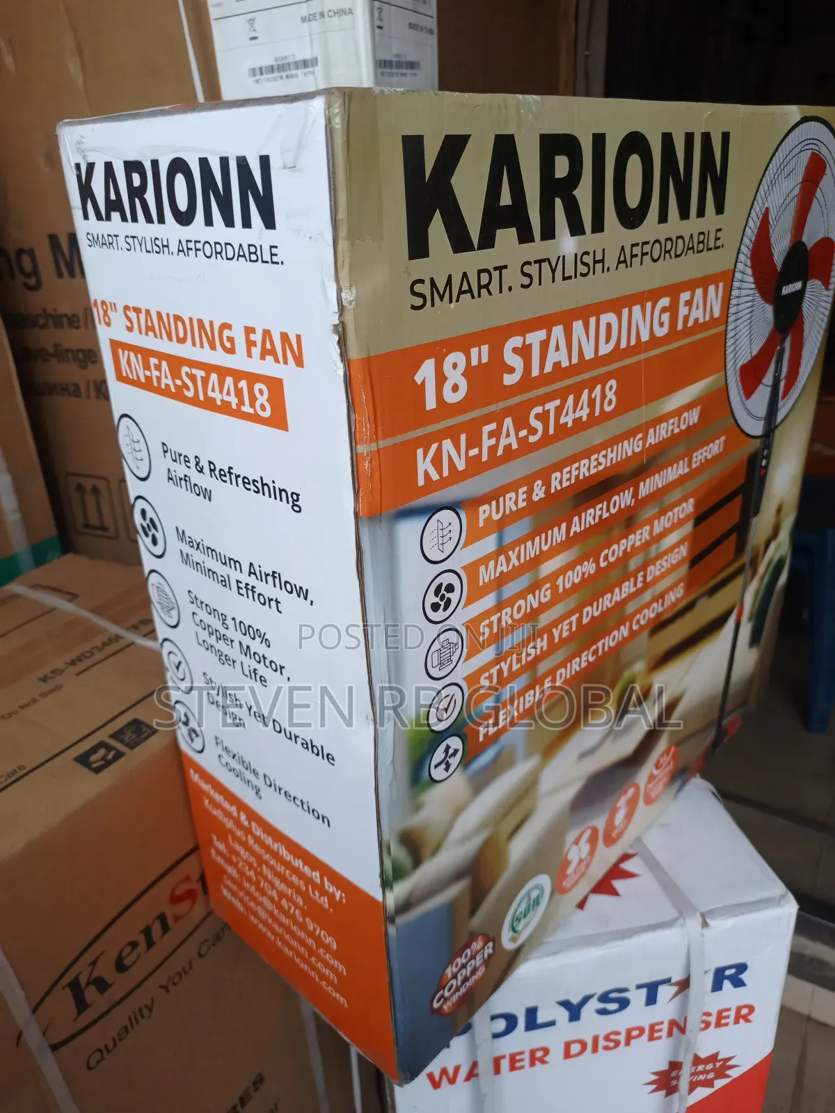 Karionn 18” Standing Fan | Kn-Fa-St4418