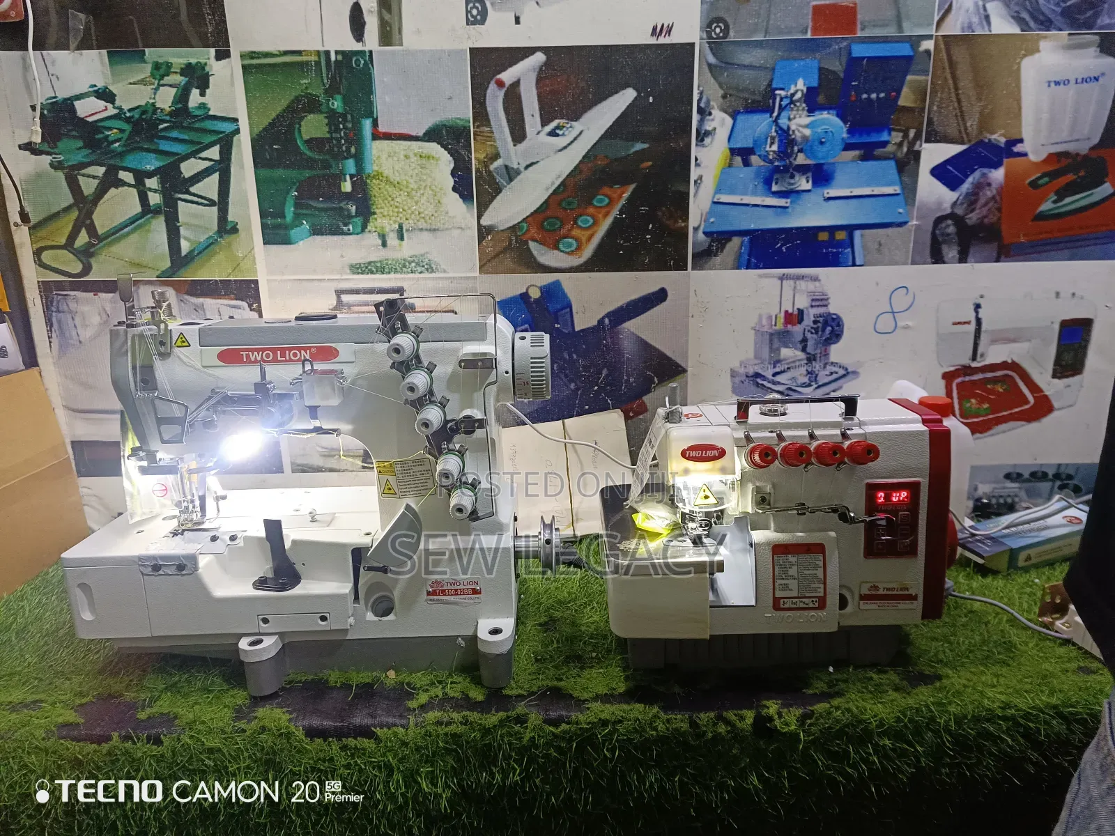 Two Lion Direct Drive Weaving Sewing Machine