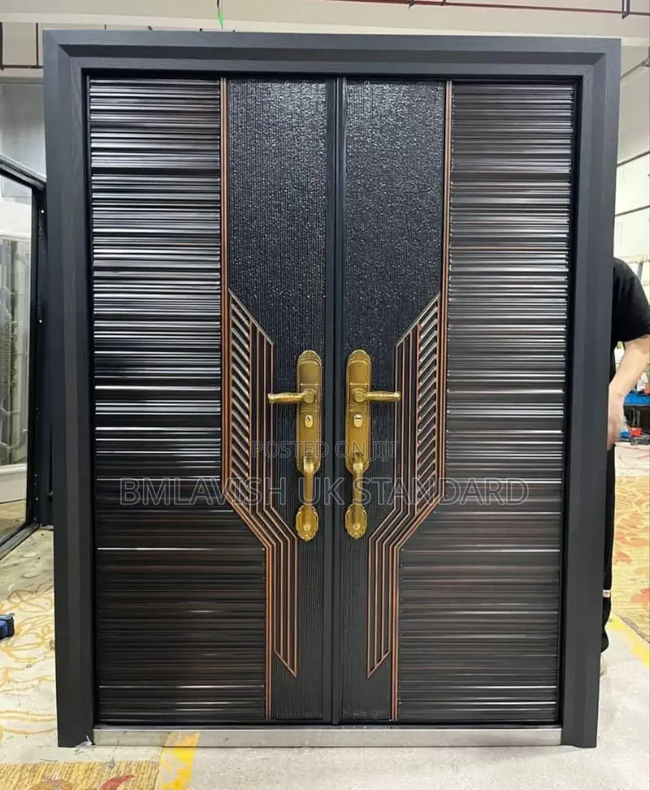 5ft by 7ft German Standard Copper Cast Security Door,