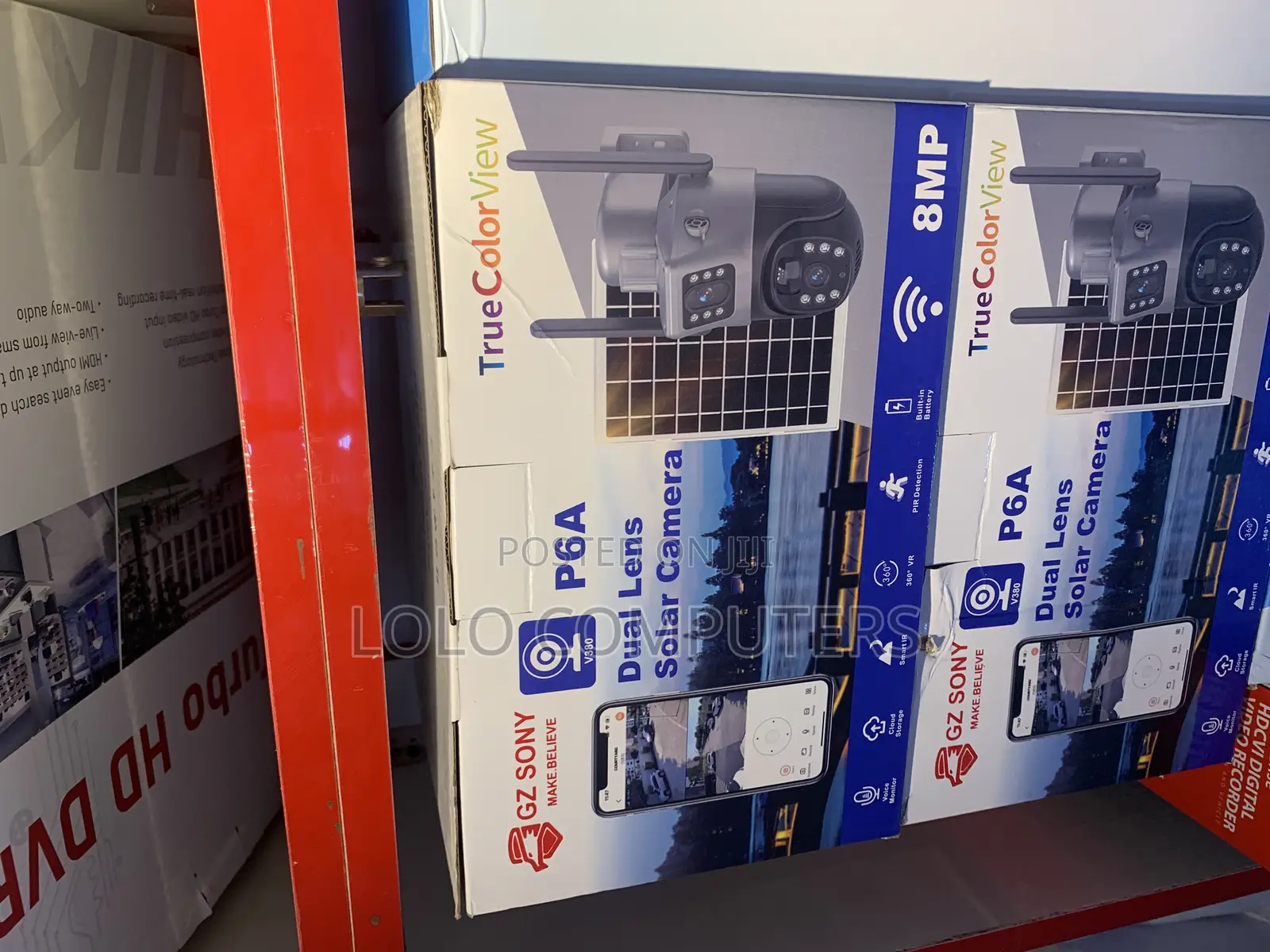 Dual Lense Wifi Solar Camer