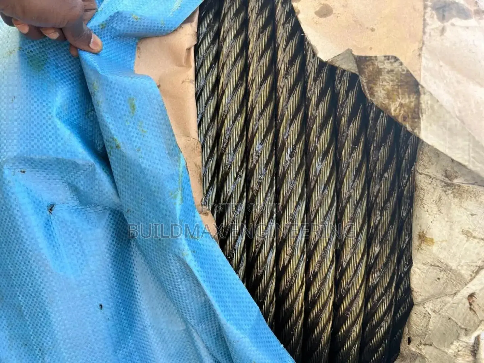26mm Ungalvanized Steel Rope