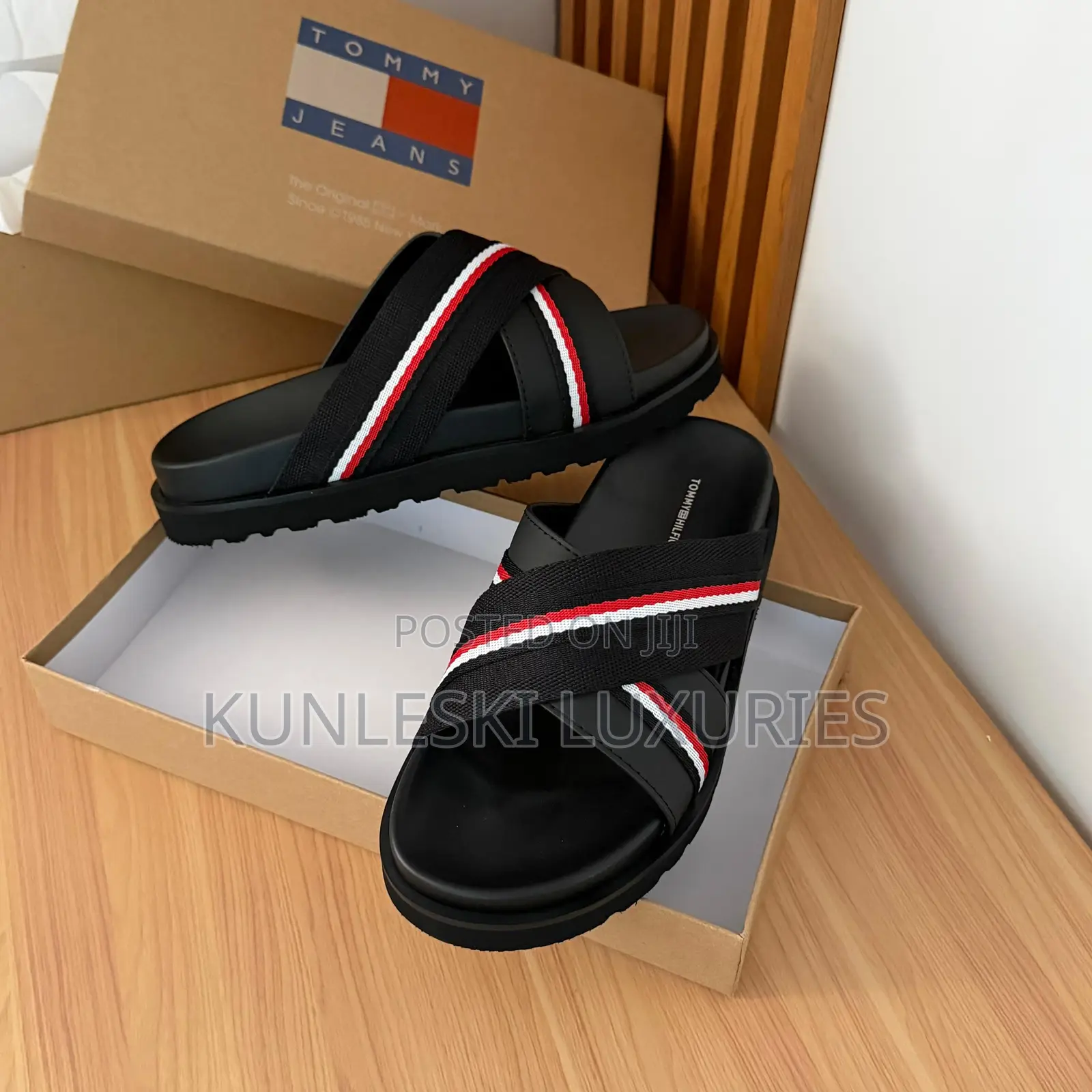 Original Tommy Hilfiger Leather Slippers