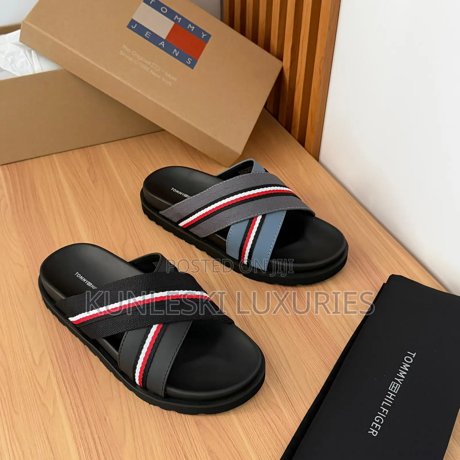 Original Tommy Hilfiger Leather Slippers