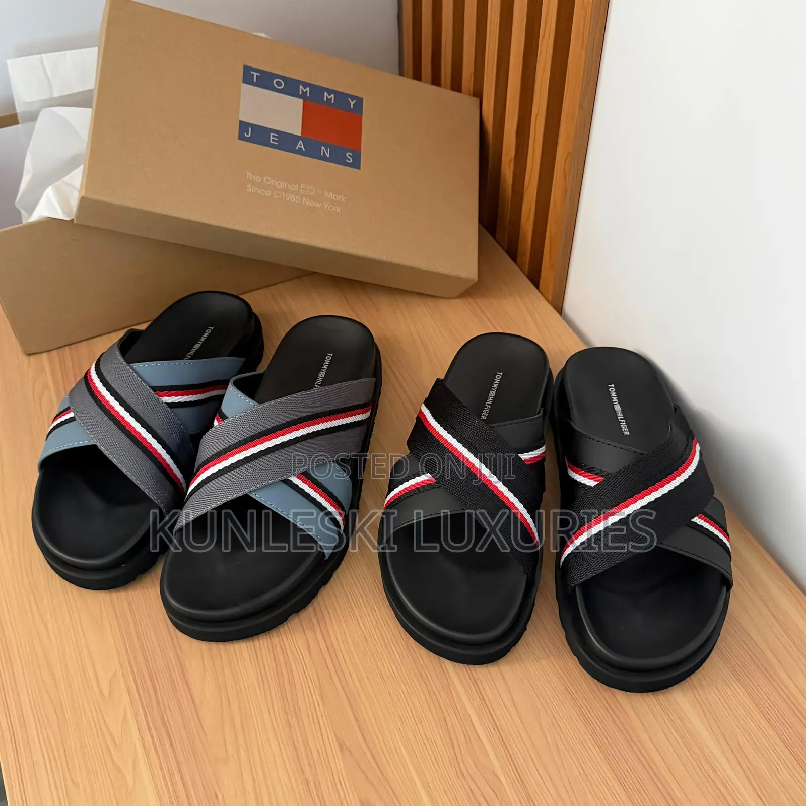 Original Tommy Hilfiger Leather Slippers