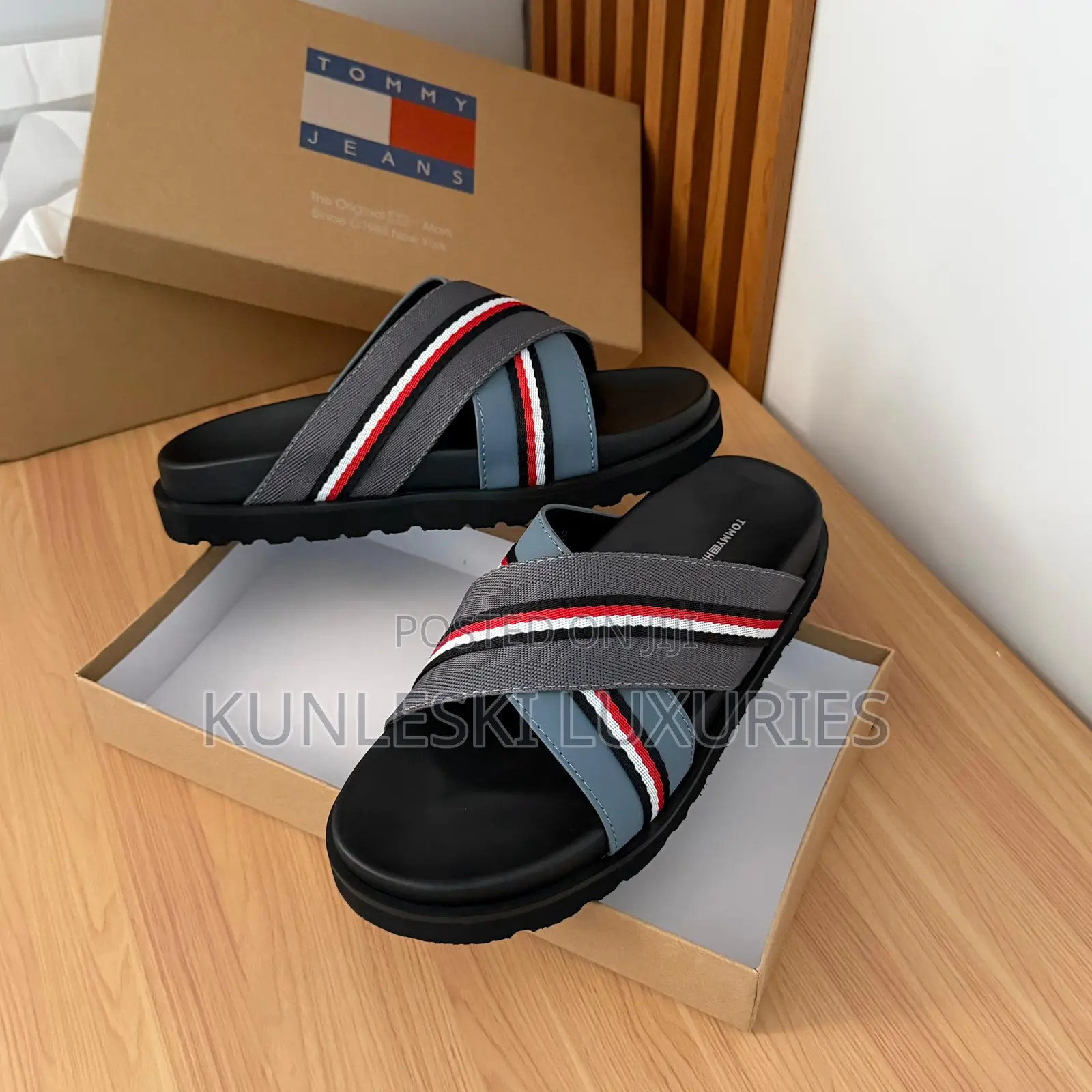 Original Tommy Hilfiger Leather Slippers