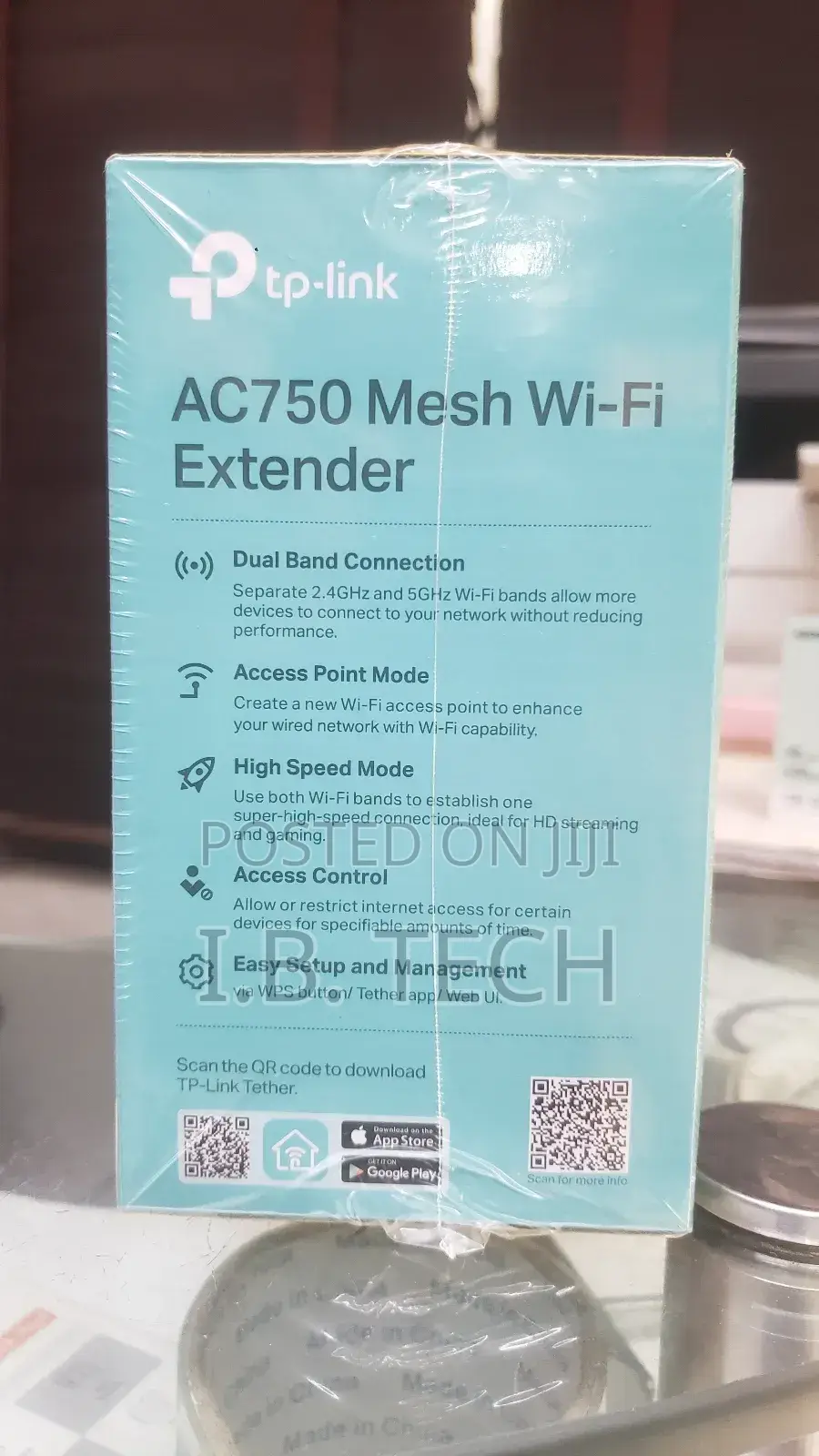 Tp-Link Mesh Wi-Fi Extender Re200 Ac750 Dual Band