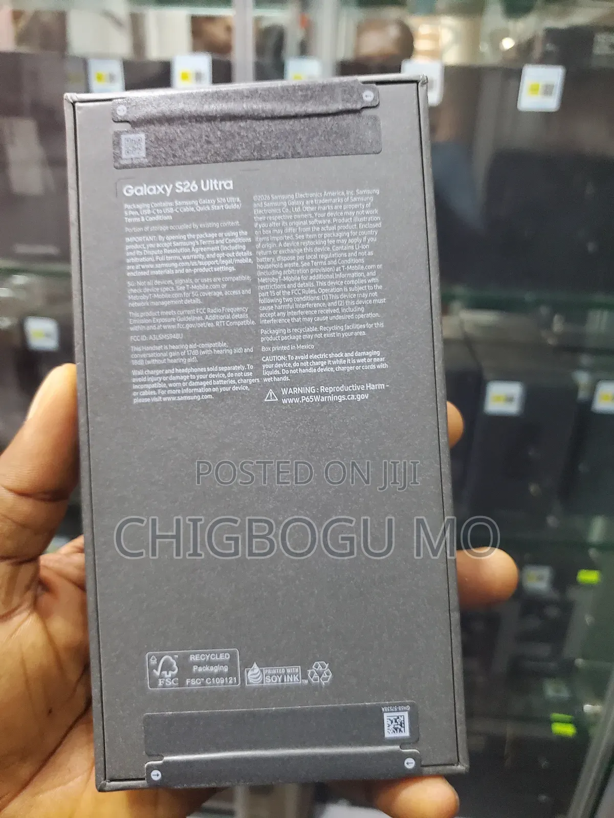 New Samsung Galaxy S26 Ultra 5G 512 GB Black