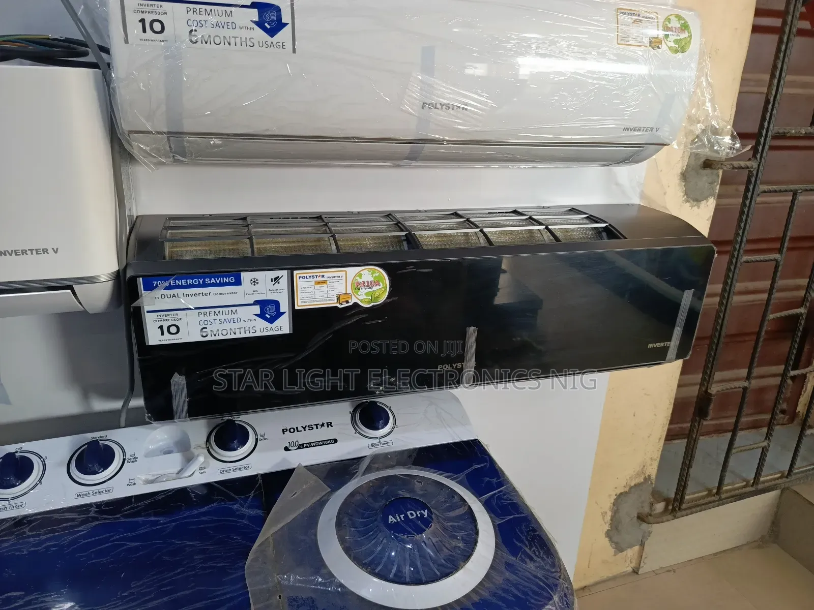 2hp Inverter Ac Black Indoor Polystar