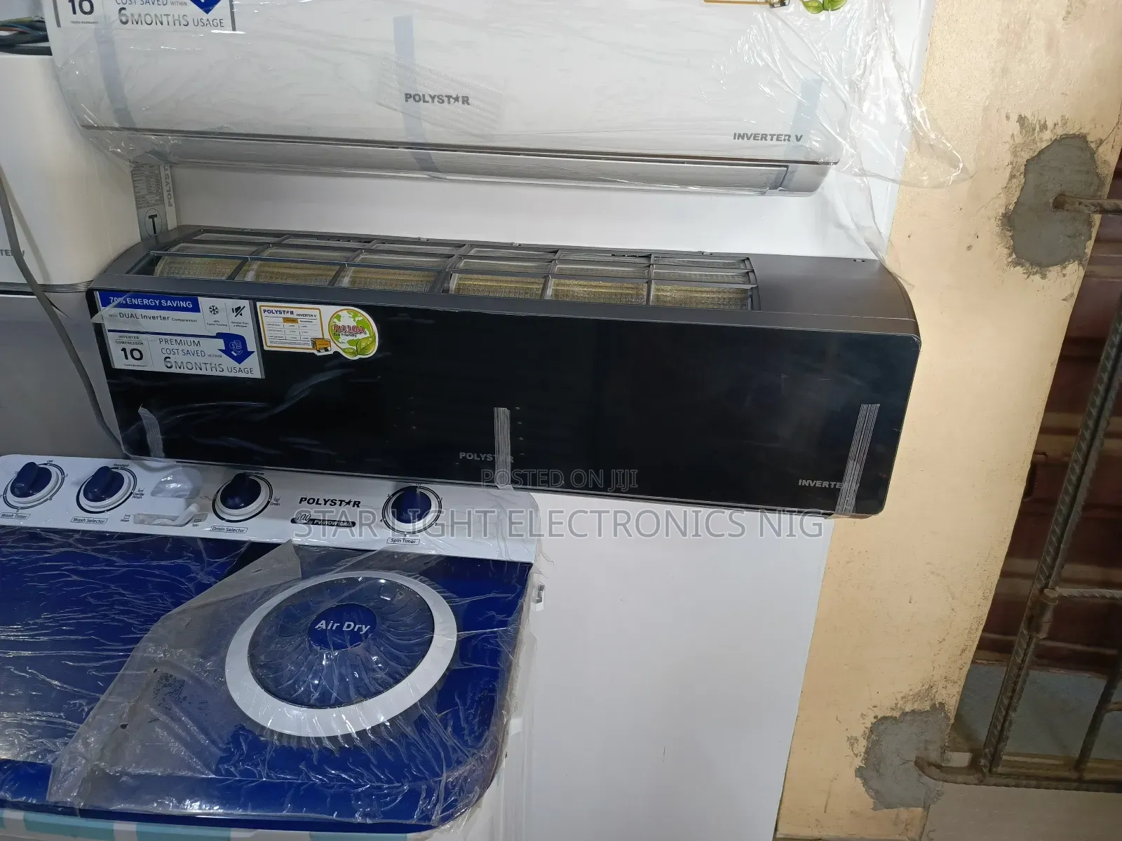 2hp Inverter Ac Black Indoor Polystar