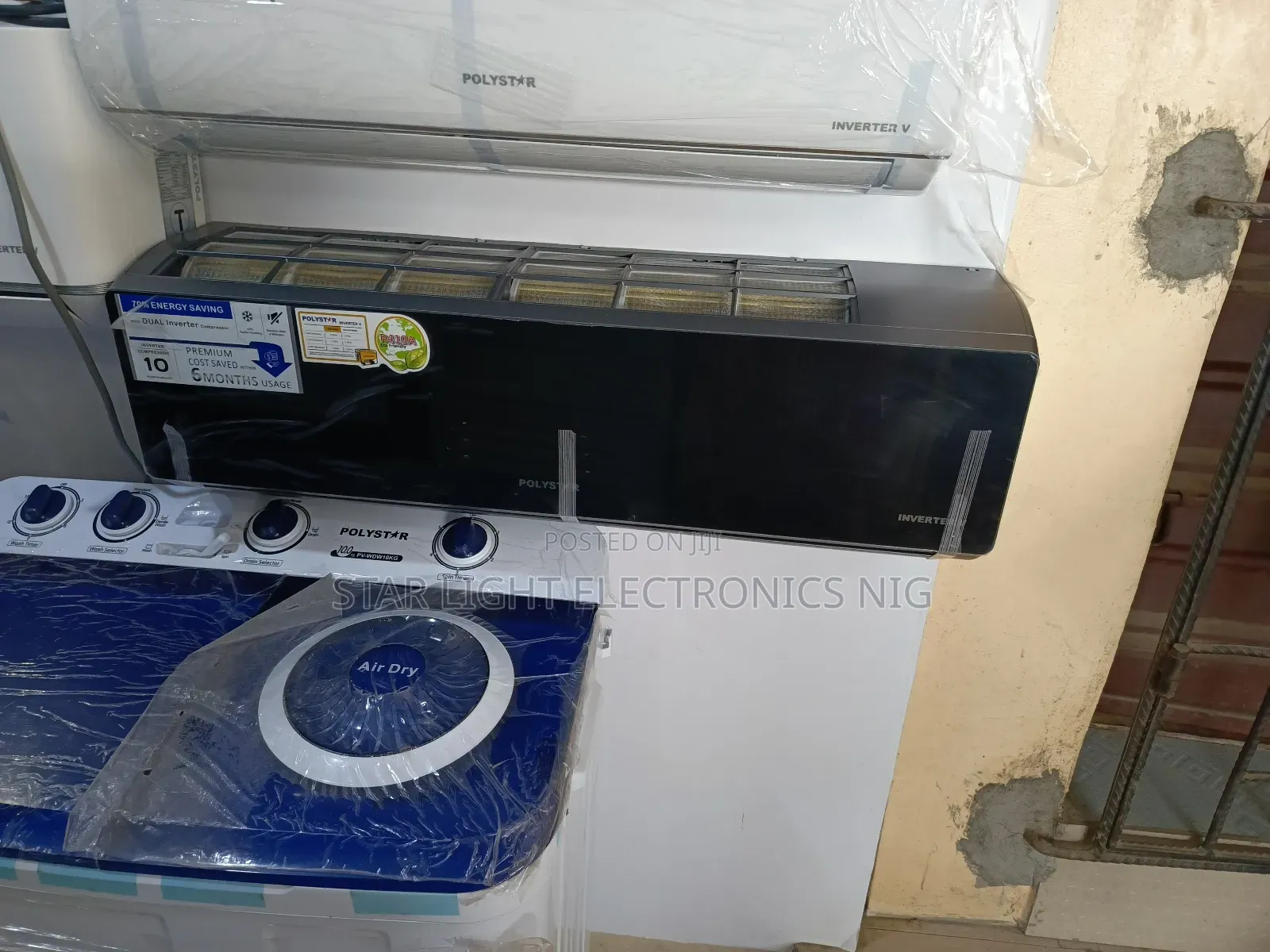 2hp Inverter Ac Black Indoor Polystar
