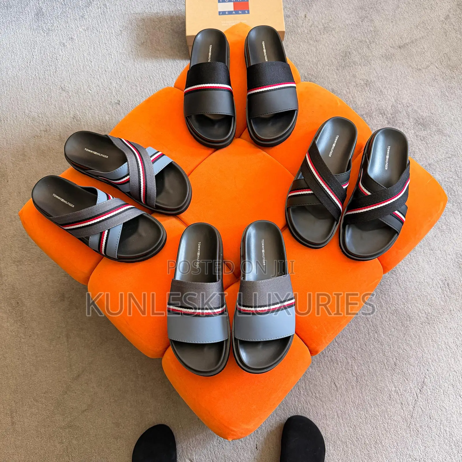 Original Tommy Hilfiger Leather Slippers