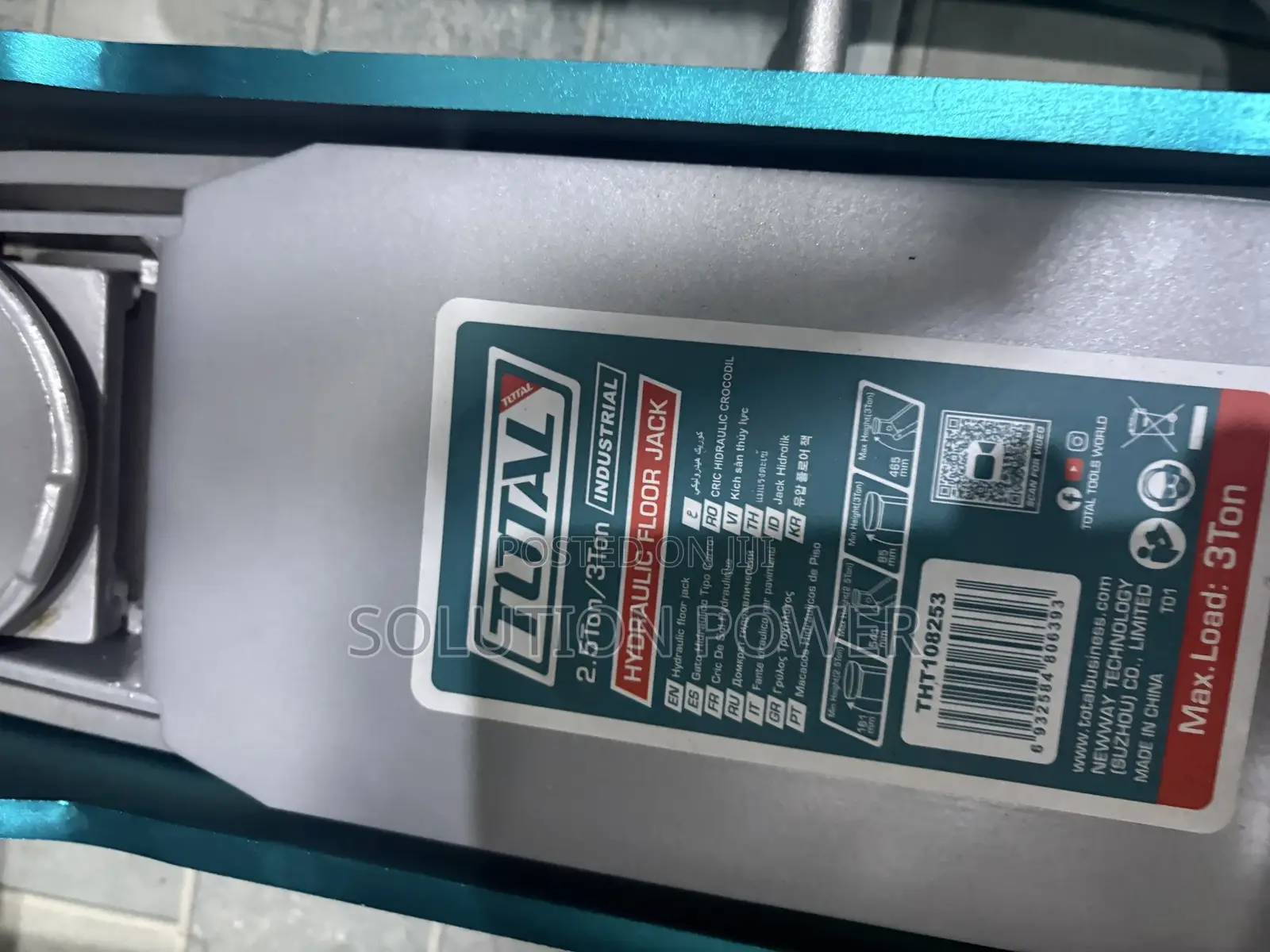 2.5ton-3ton Total Hydraulic Floor Jack