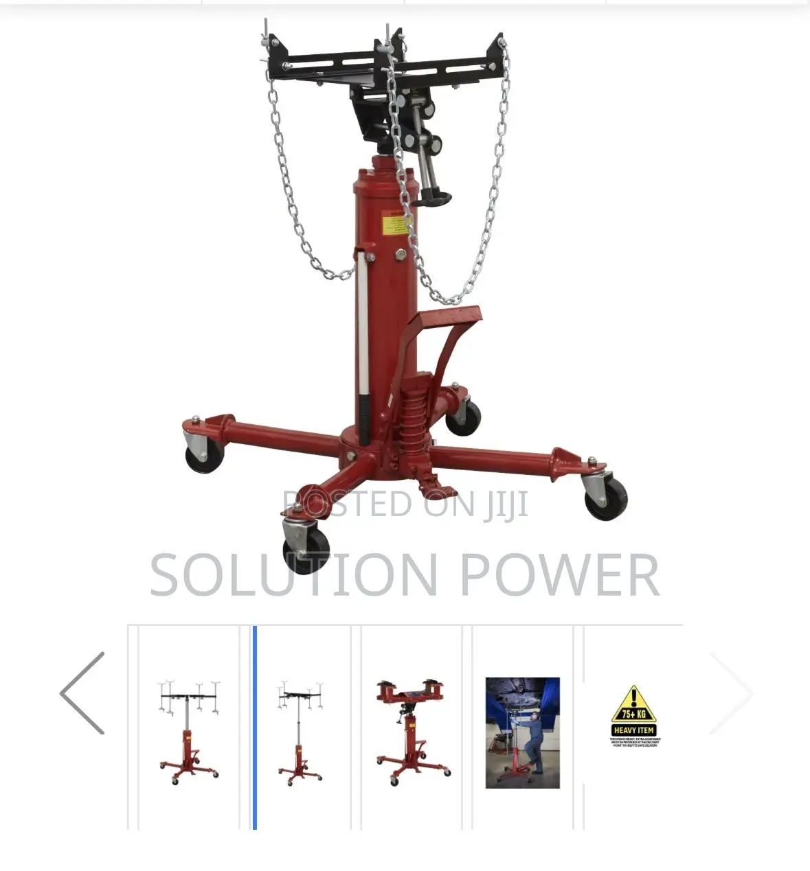 Heavy Duty Vertical Transmission Jack 0.5ton