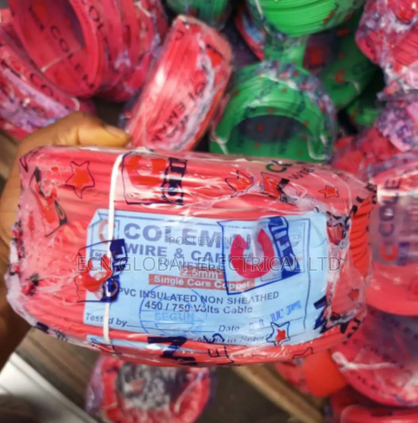 Ctil 2.5mm Single Core Copper Cable (Red) – Full Roll