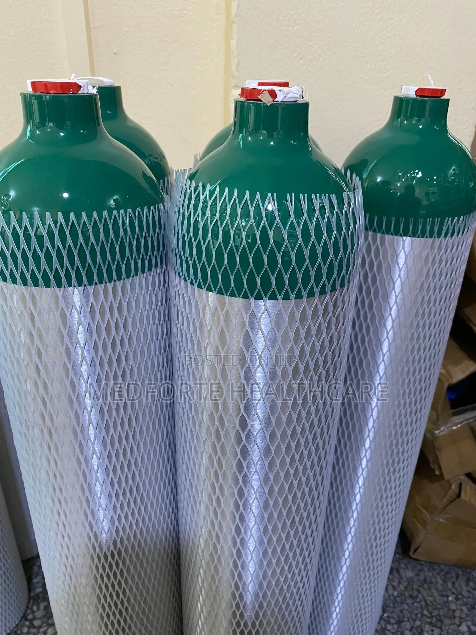Aluminum Oxygen Cylinder - Size E
