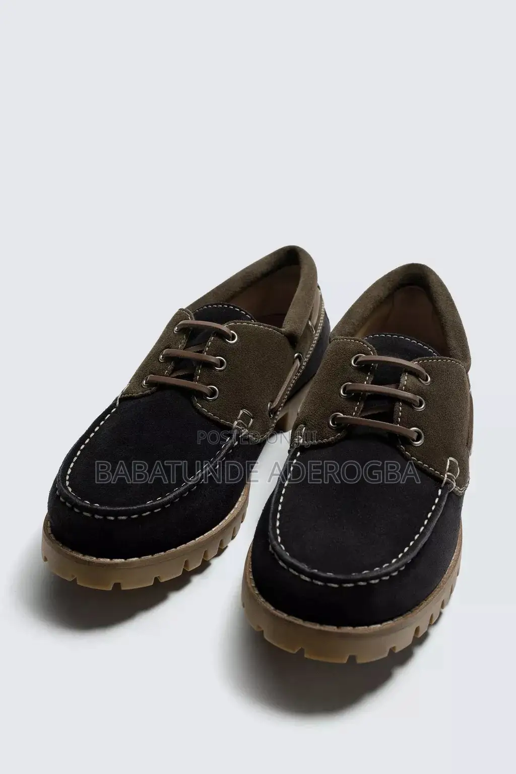 Zara Leather Deck Shoes