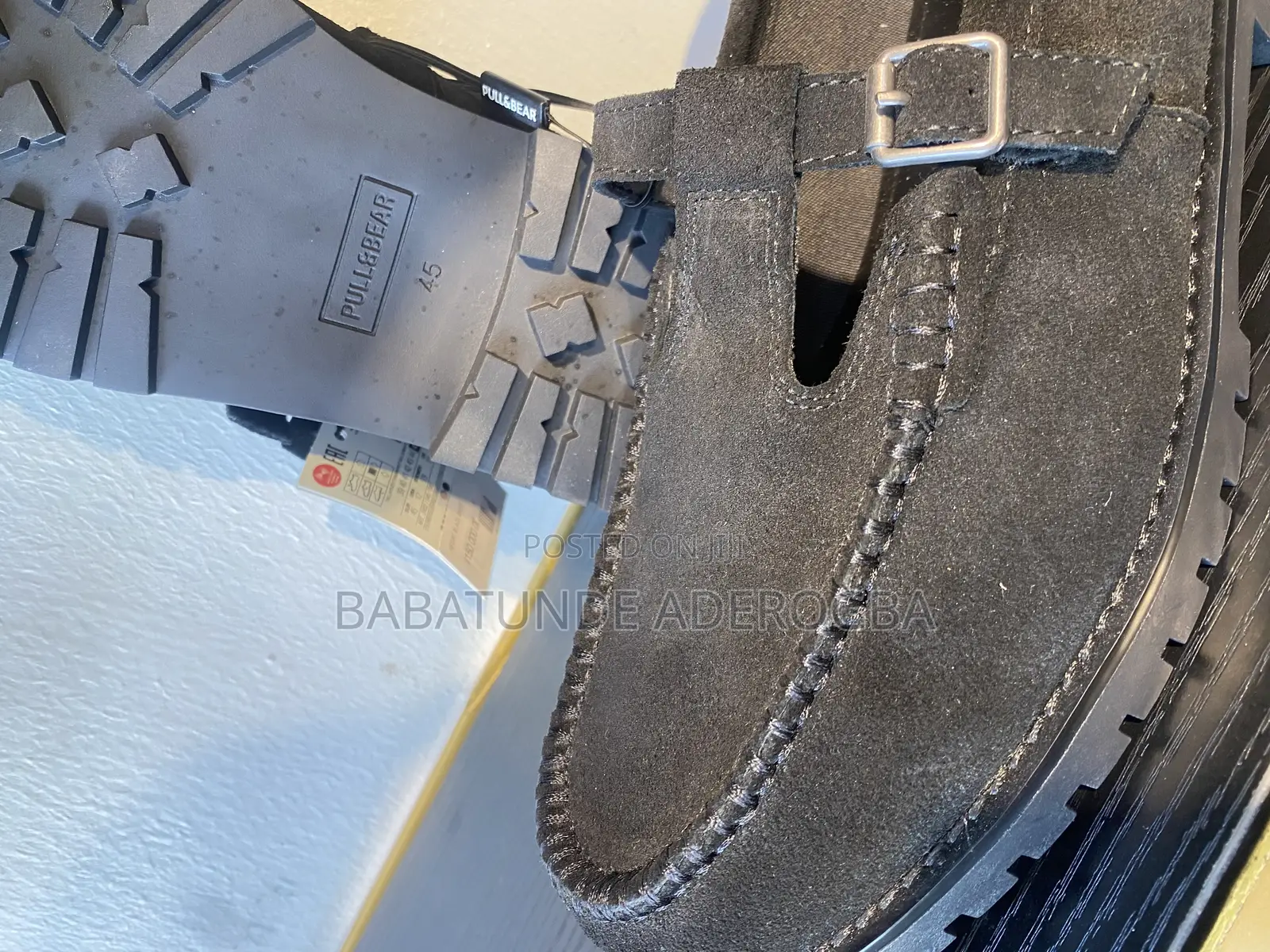 Buckle Leather Shoes
