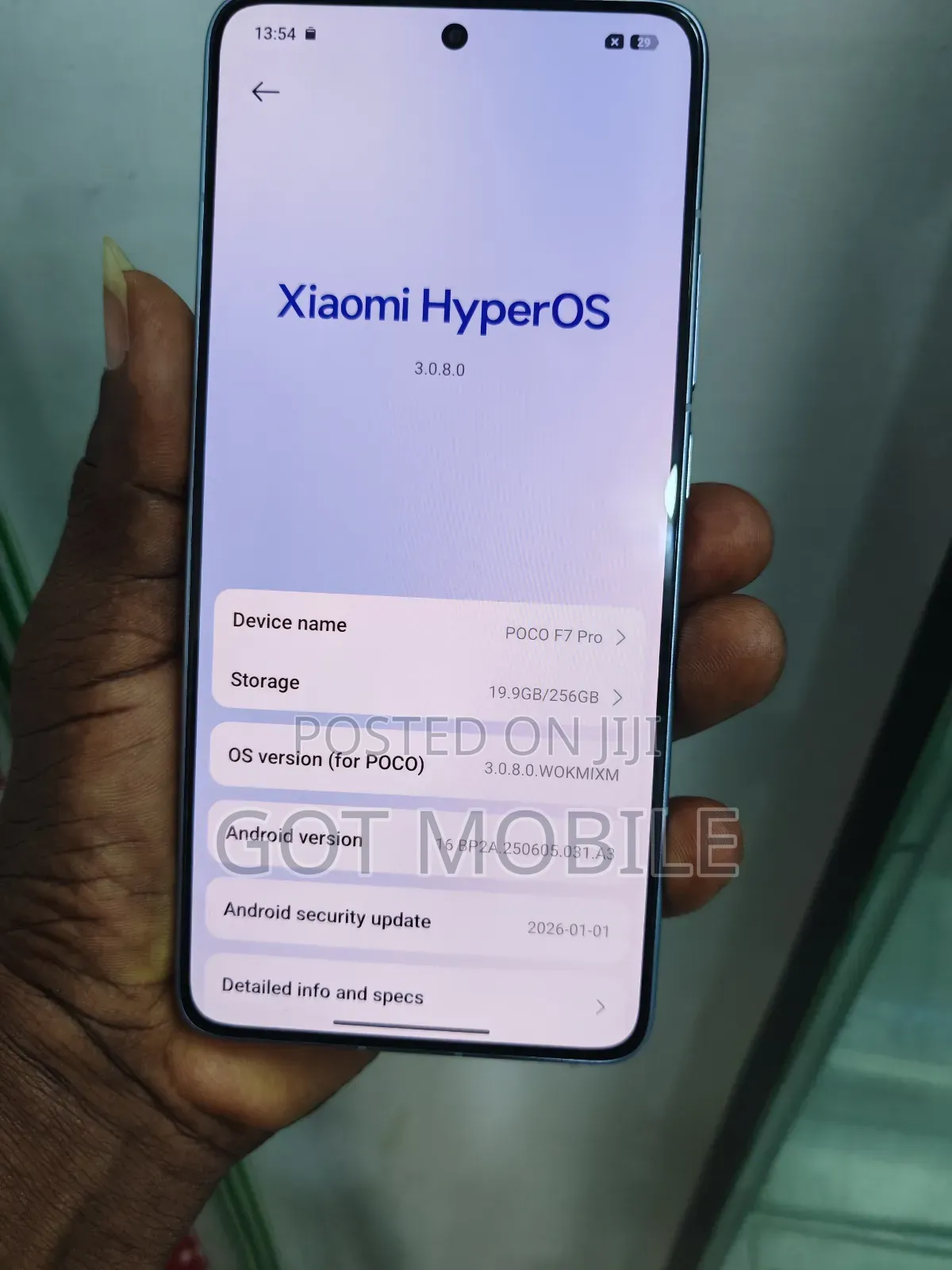 Xiaomi Poco F7 Pro 256 GB Blue