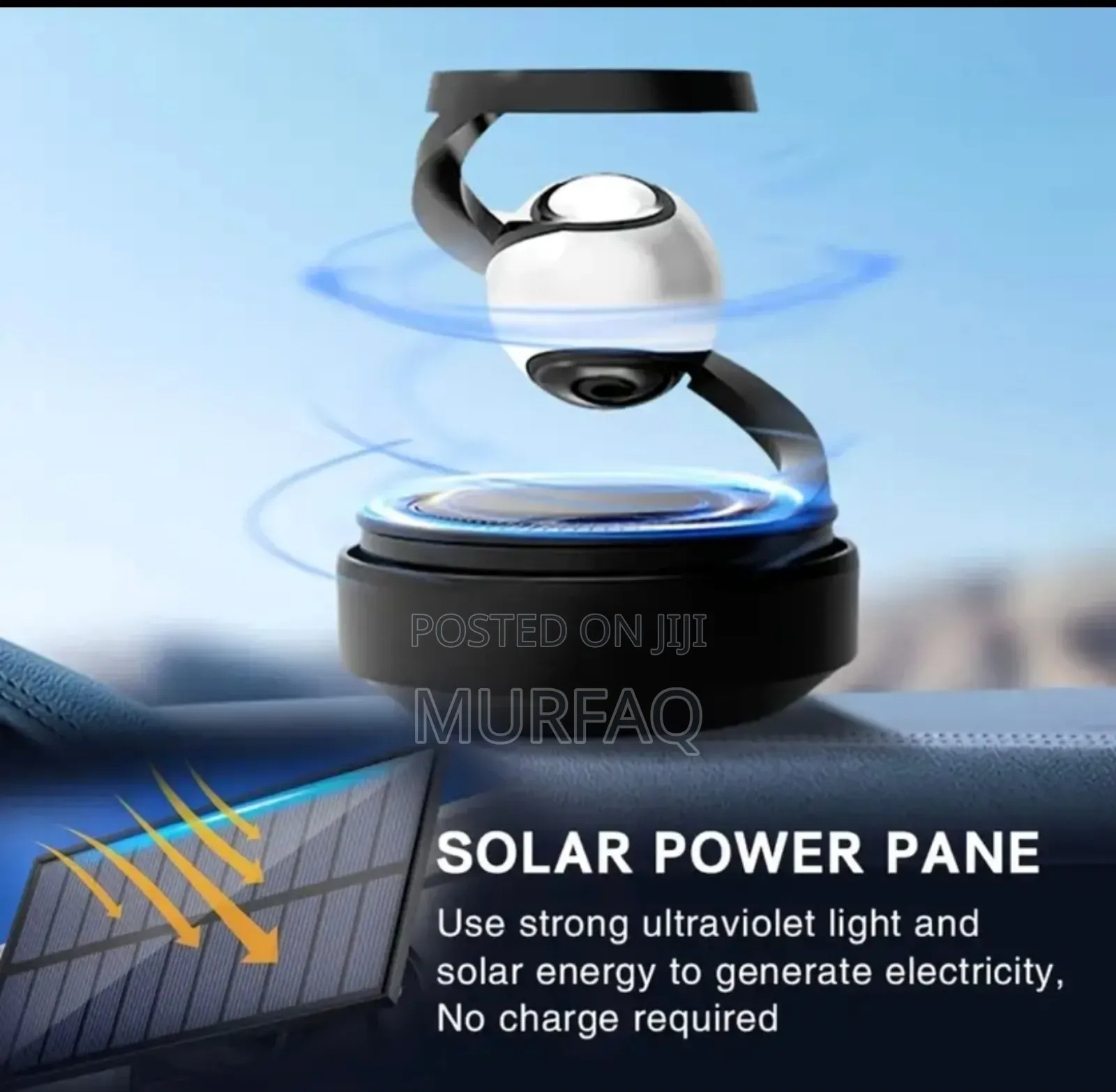 Solar Star Ring Car Aromatherapy – Stylish Dashboard Accessory