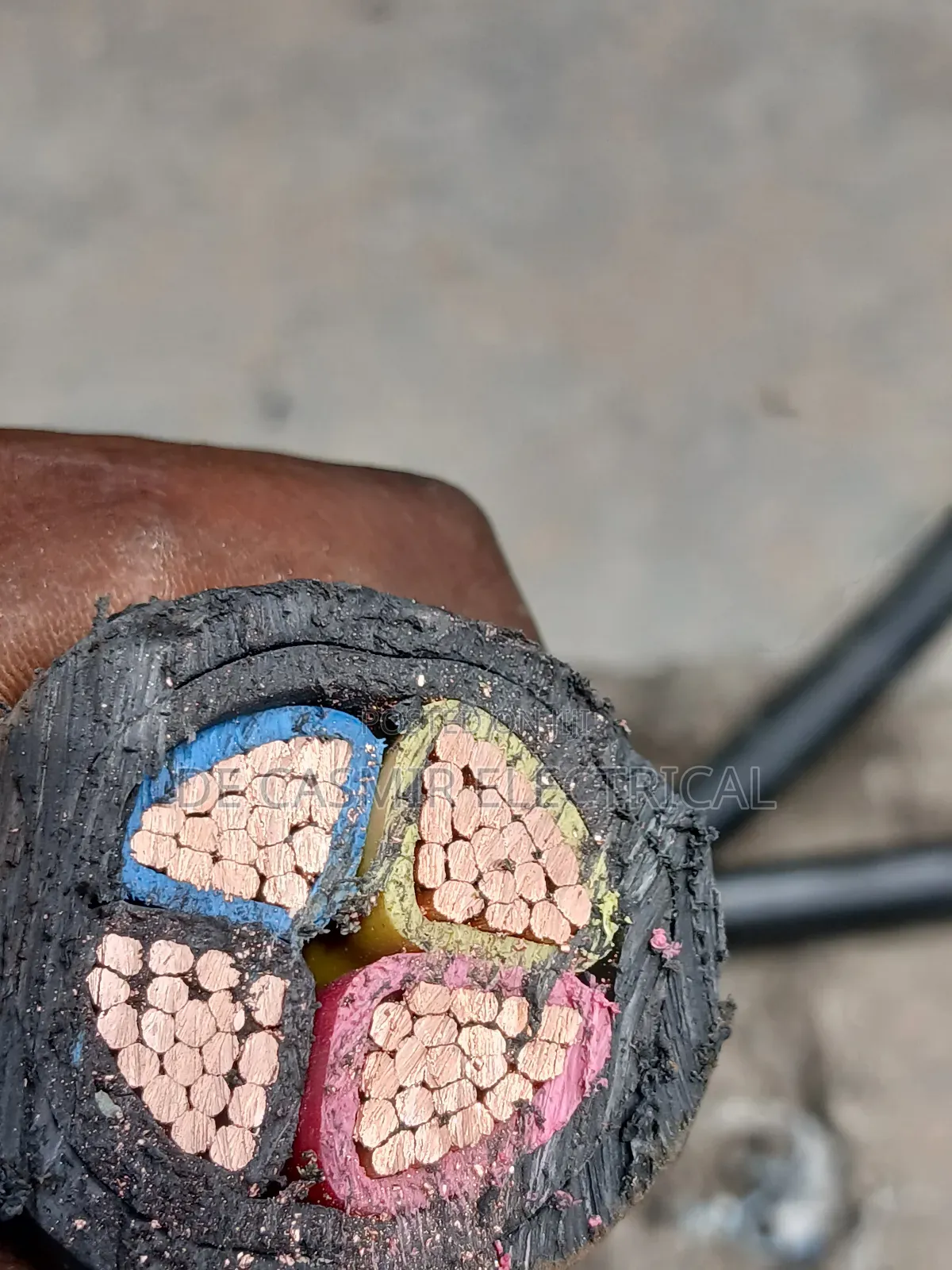 4x95mm2 PVC/PVC 600/1000 Volts Electric Cable