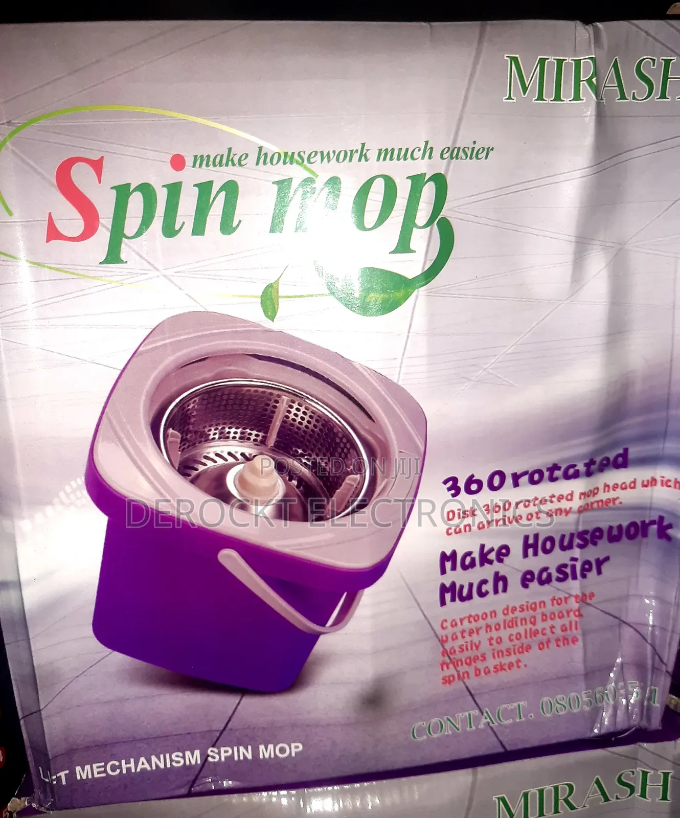 360° Rotating Spin Mop and Bucket