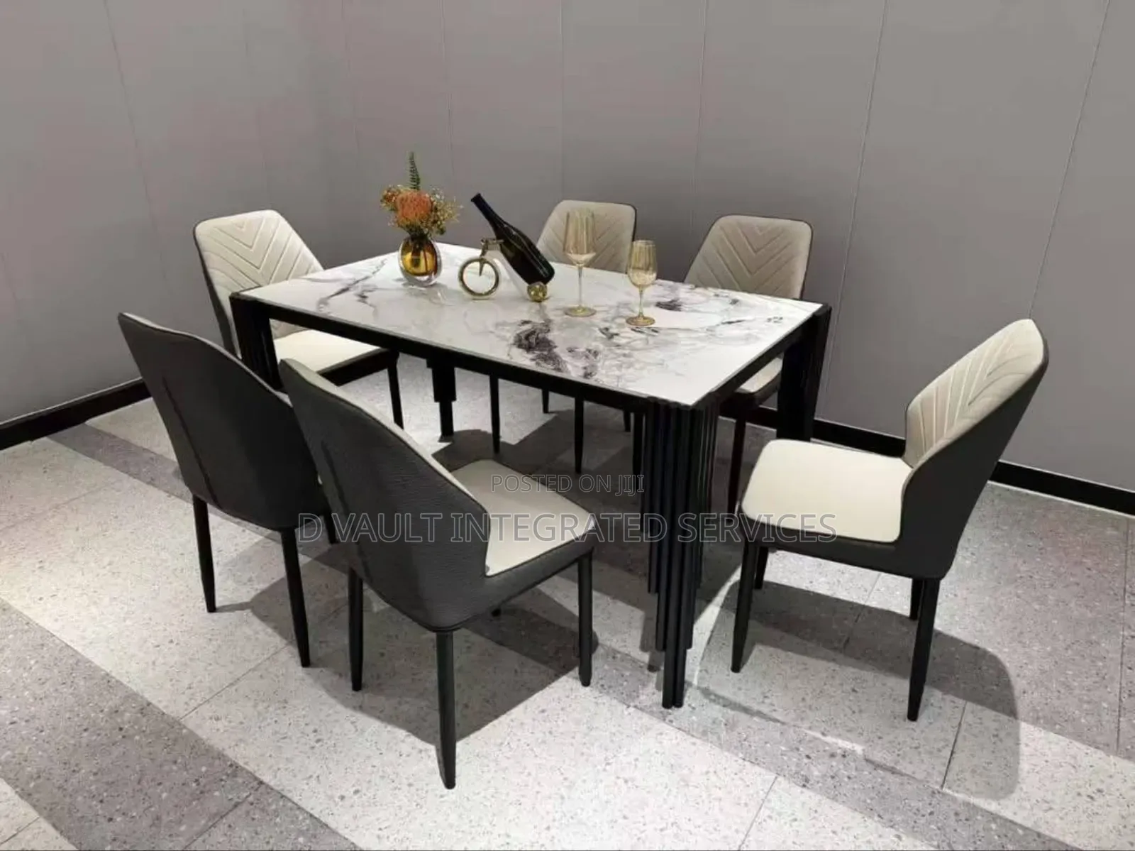 6 Seater Marble Dining/ Modern Marble Dining