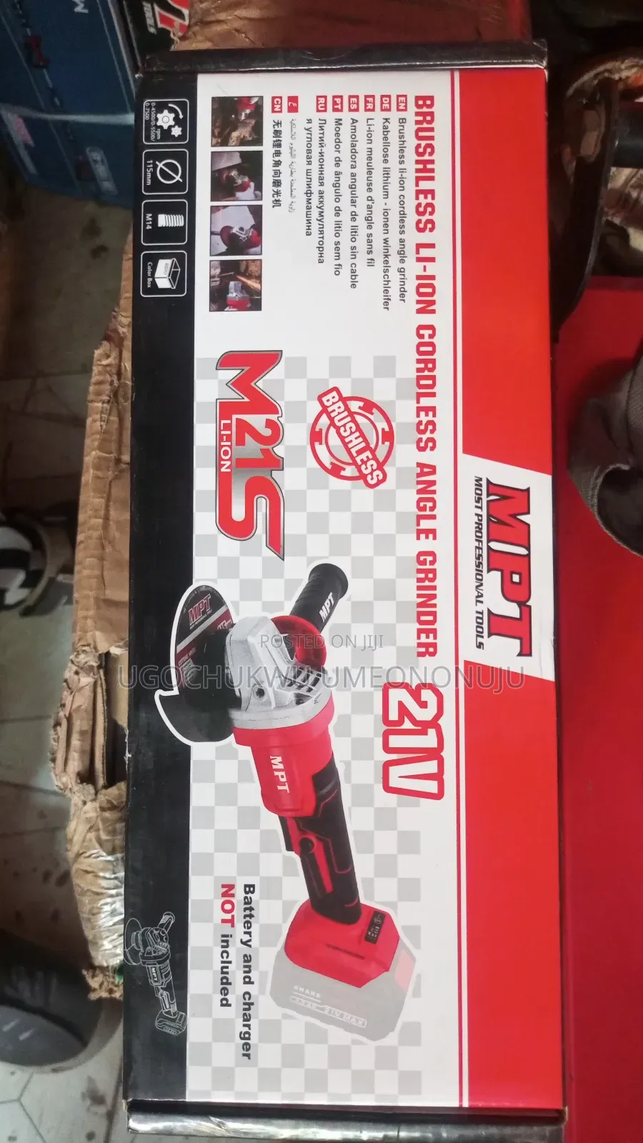 Cordless Battery Grinding Machine