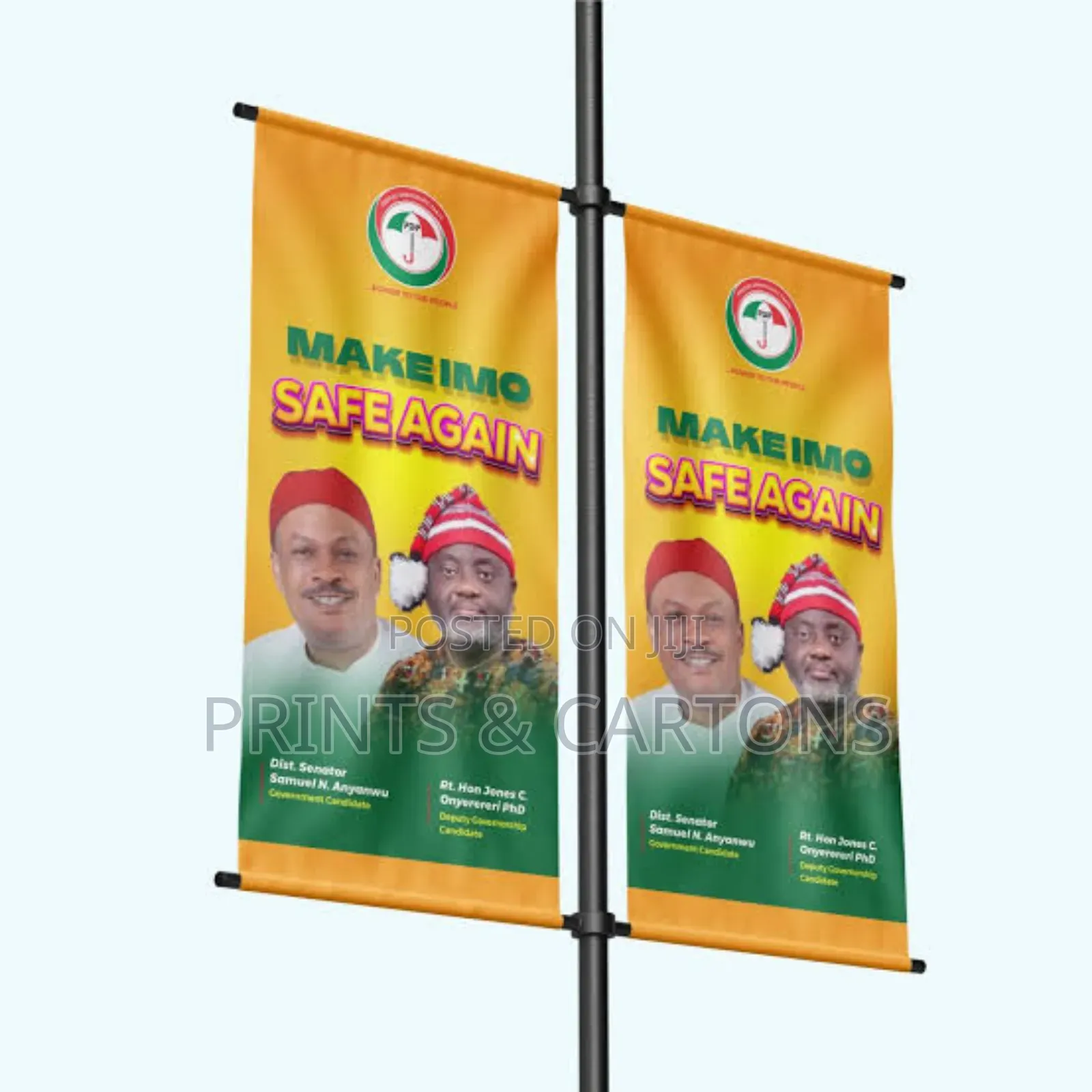 Lamp Post Banner Printing for Campaigns