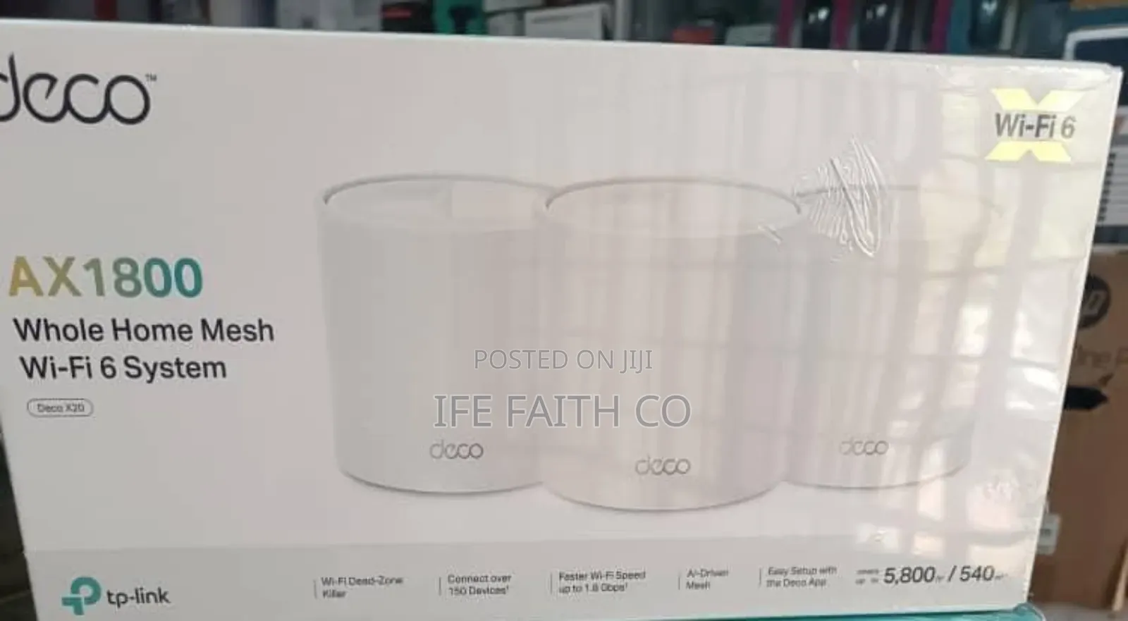 Tp-Link Deco X20 Ax1800 Wifi 6 Wireless Dual Band Range Extender