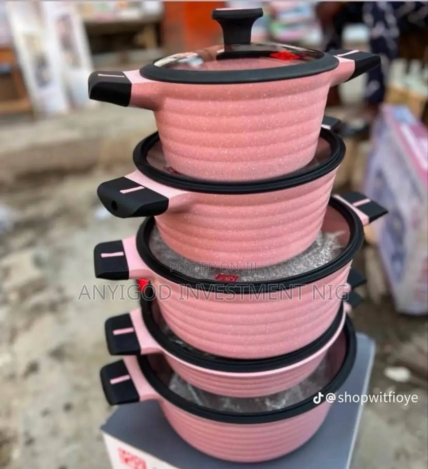 Professional Non-Stick Cooking Pots 10sets