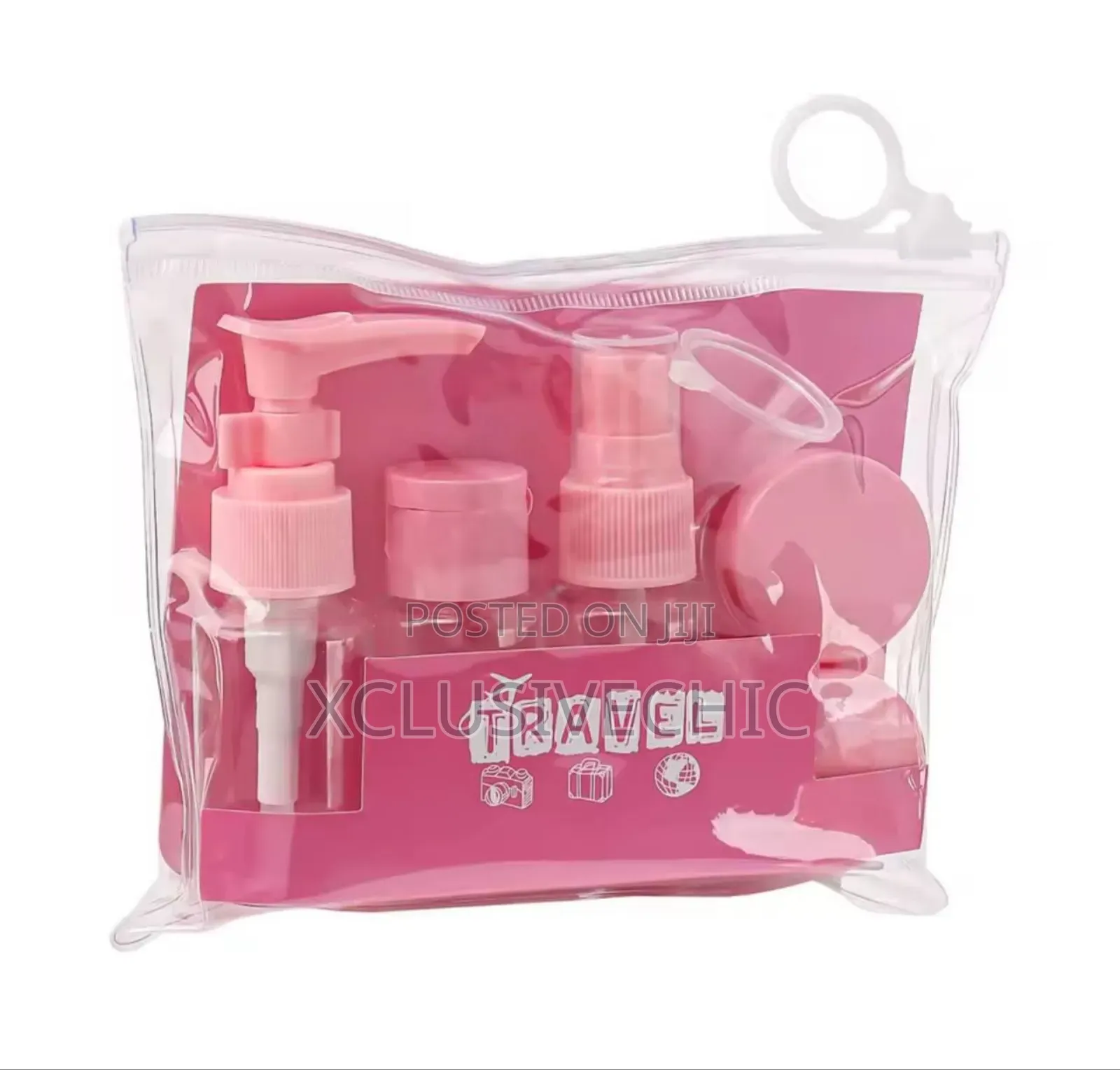 7pcs Travel Bottle Bag Wash Set